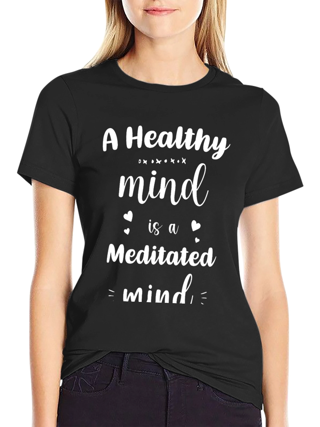 Healthy Meditated Mind Graphic T-Shirt