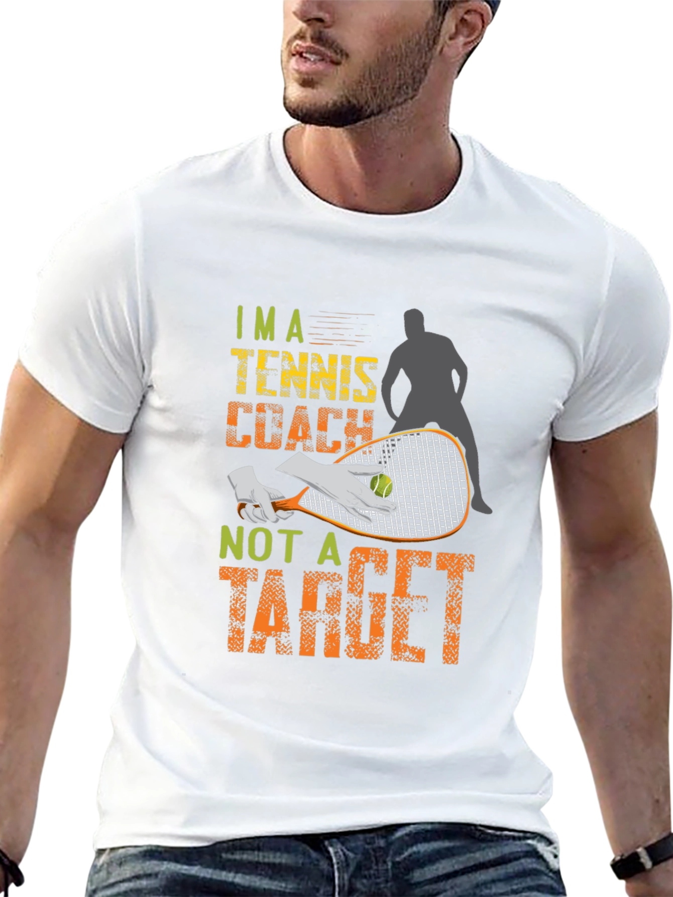 Tennis Coach Graphic Tee