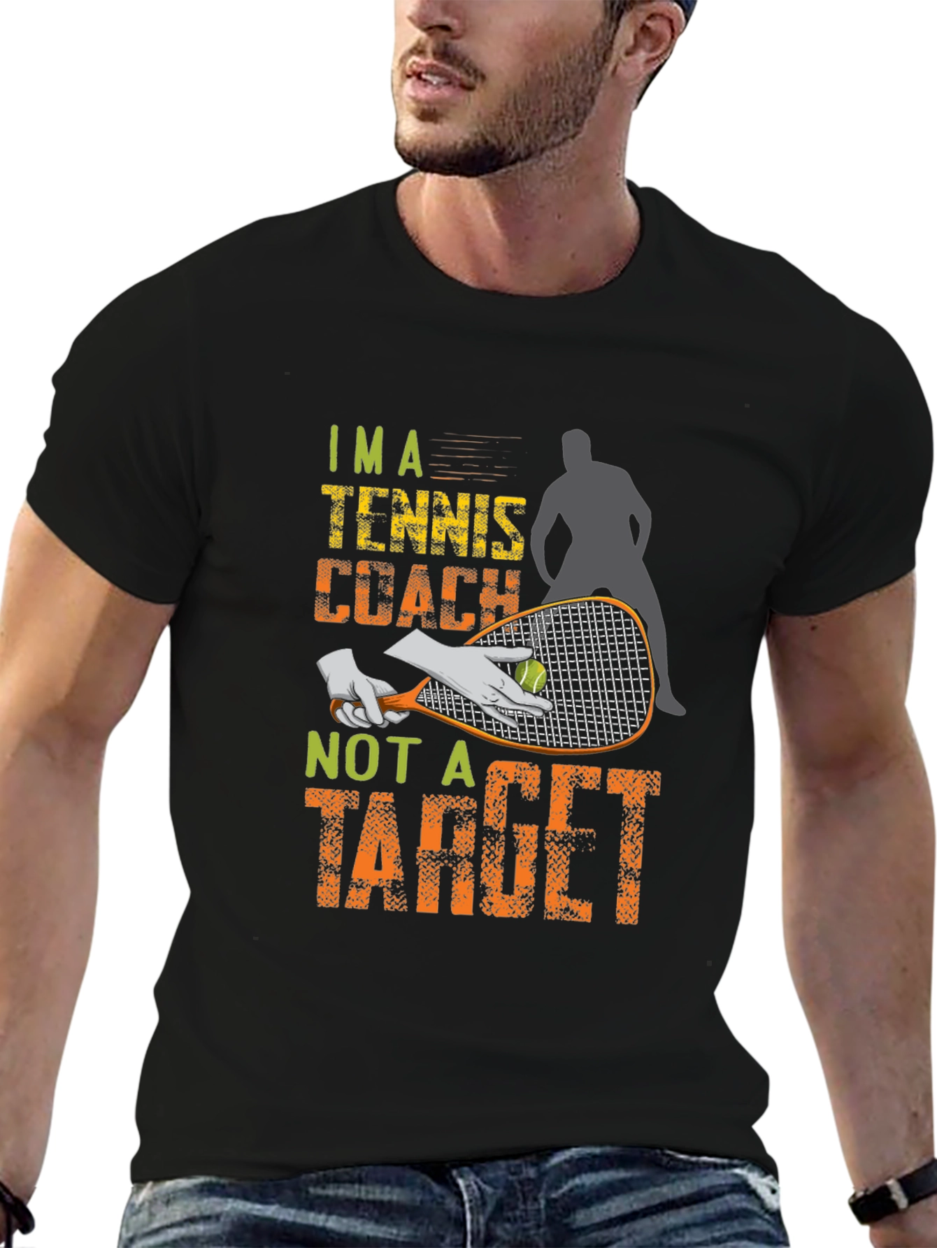Tennis Coach Graphic Tee