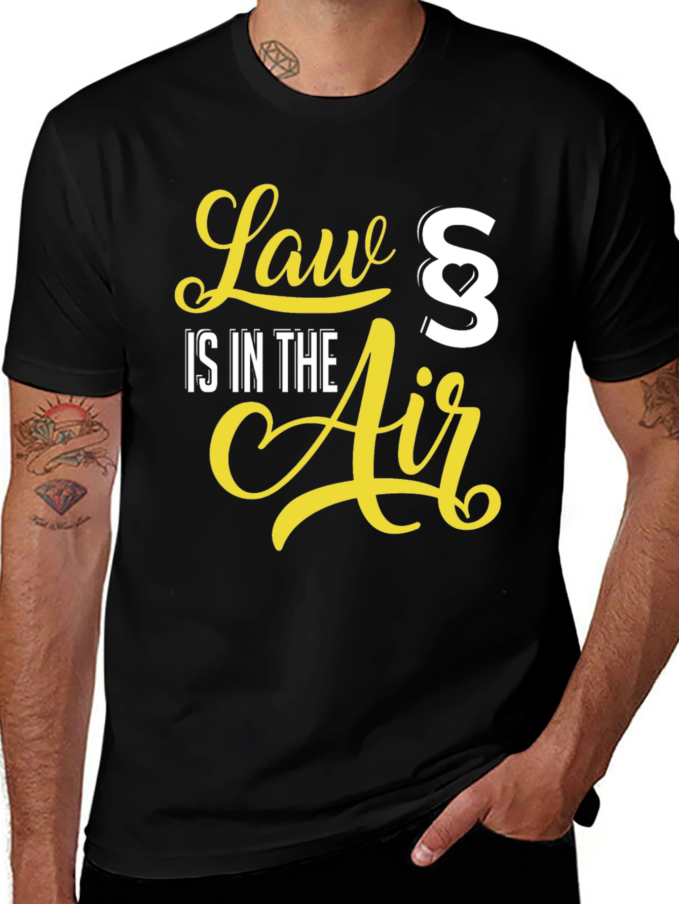Law Is In The Air Funny Attorney T-Shirt