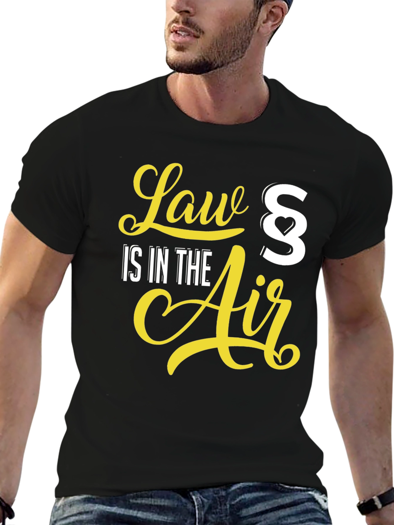 Law Is In The Air Funny Attorney T-Shirt