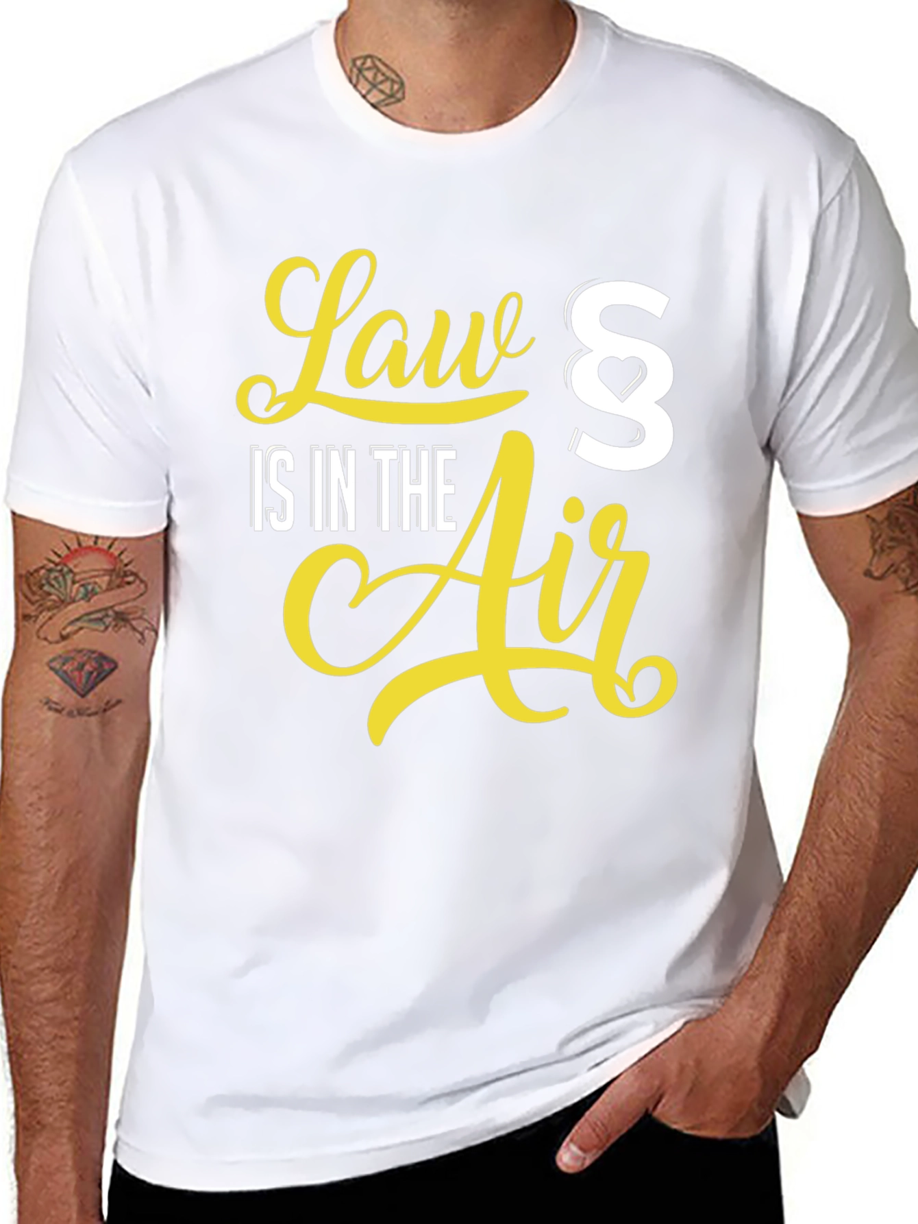 Law Is In The Air Funny Attorney T-Shirt