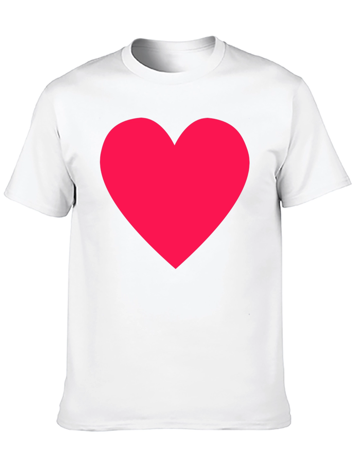 Black T-Shirt with Red Heart
