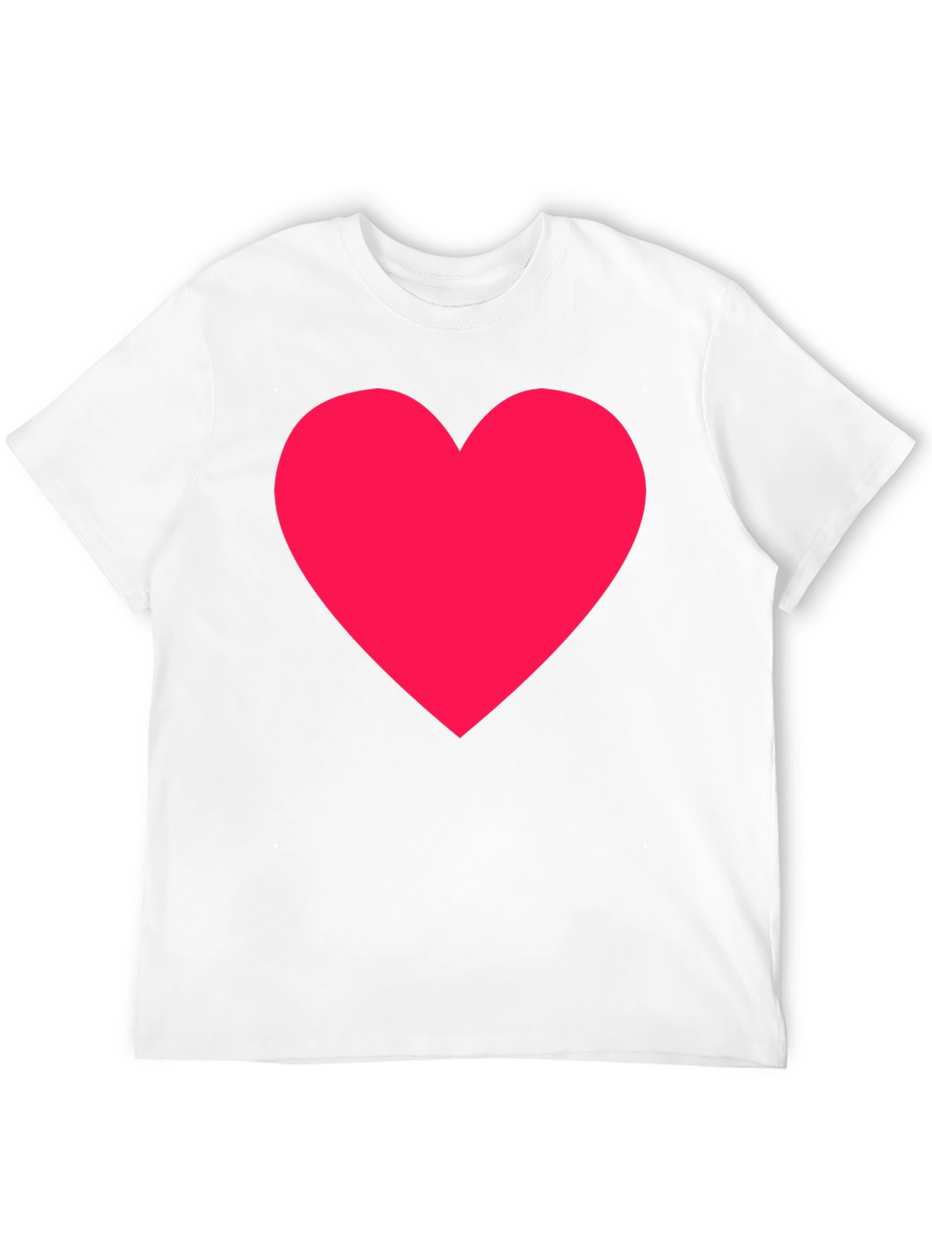 Black T-Shirt with Red Heart