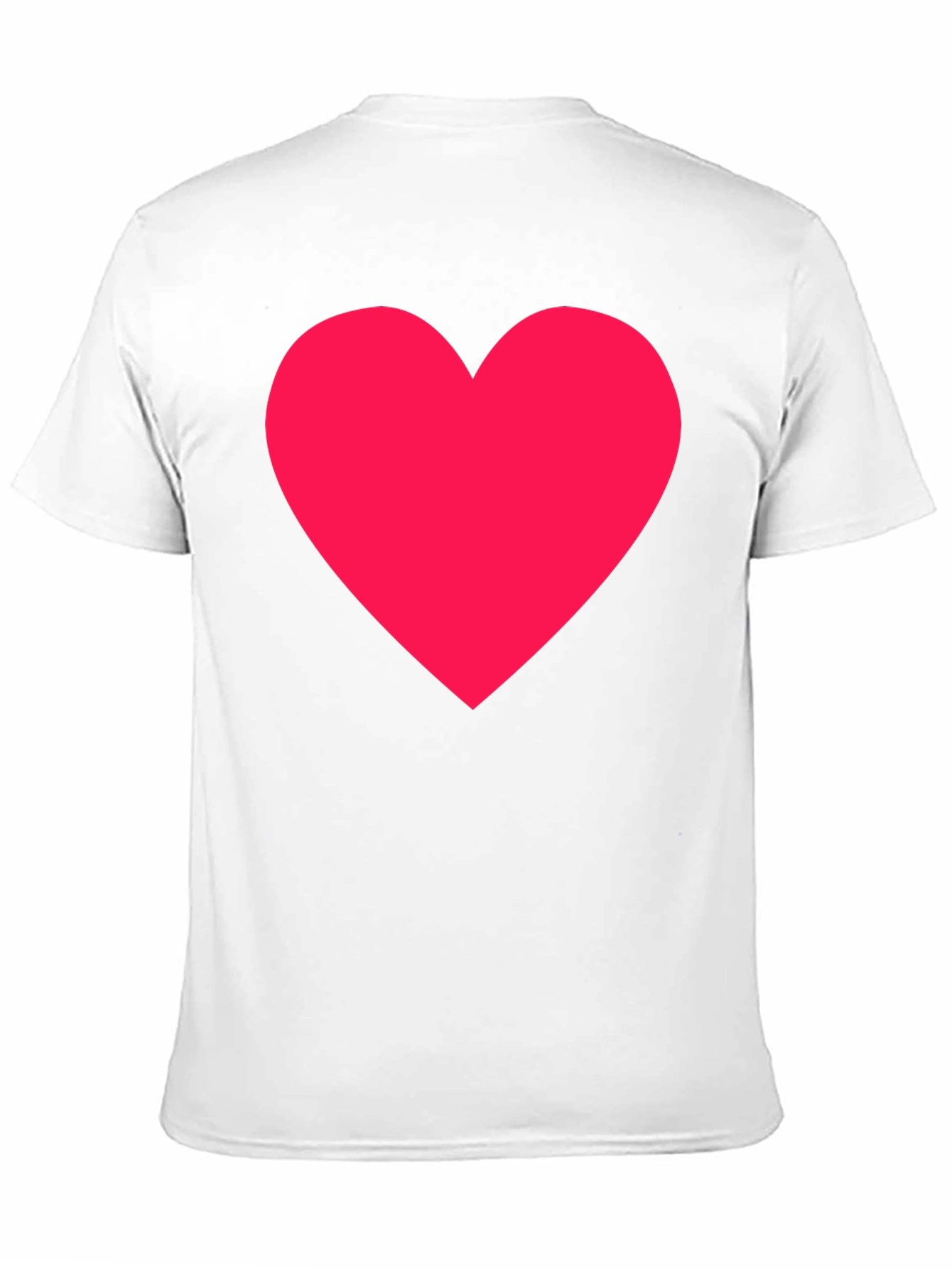Black T-Shirt with Red Heart