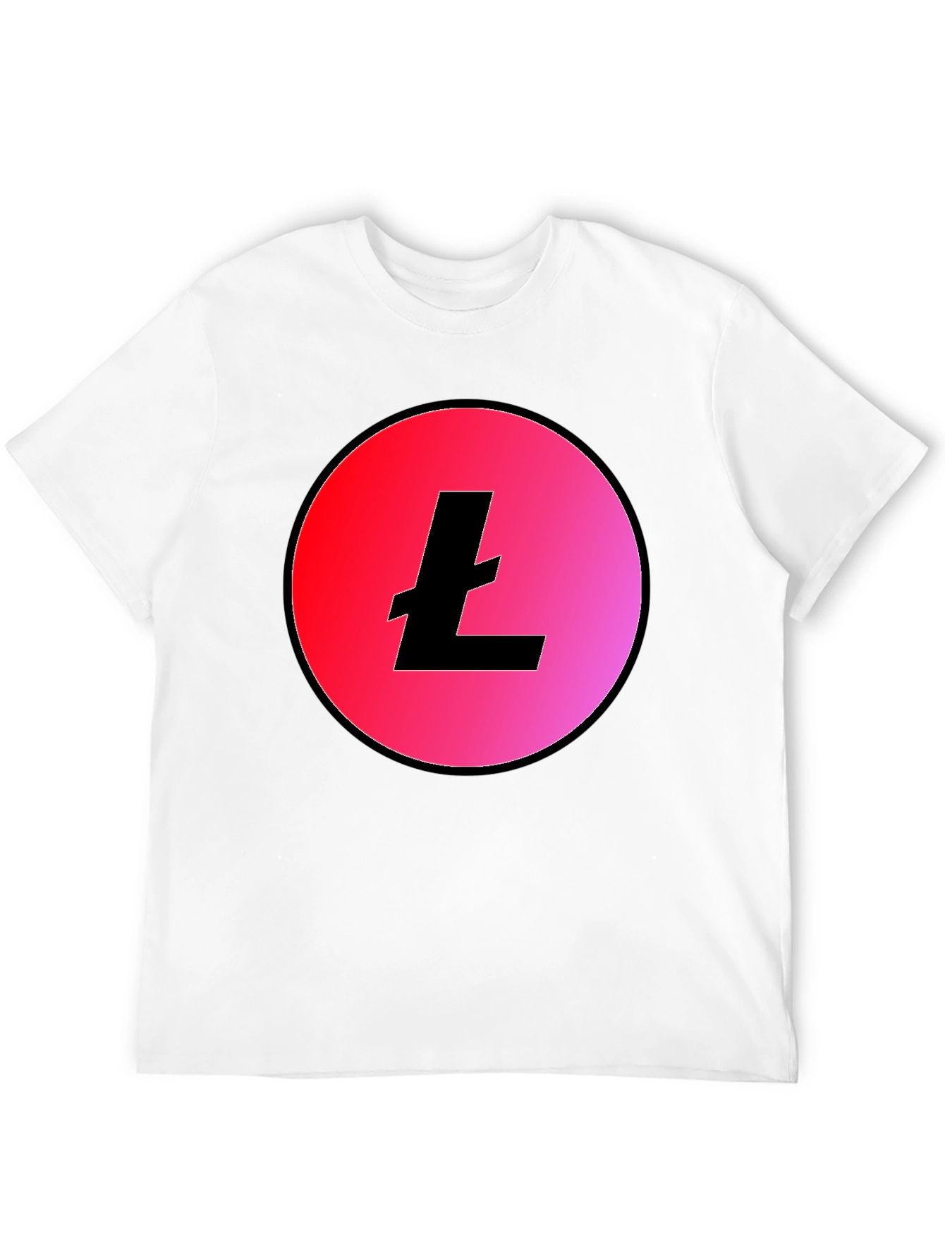 Litecoin Crypto T-Shirt - Trendy Black Tee