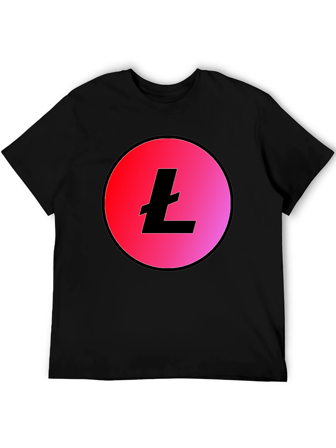Litecoin Crypto T-Shirt - Trendy Black Tee