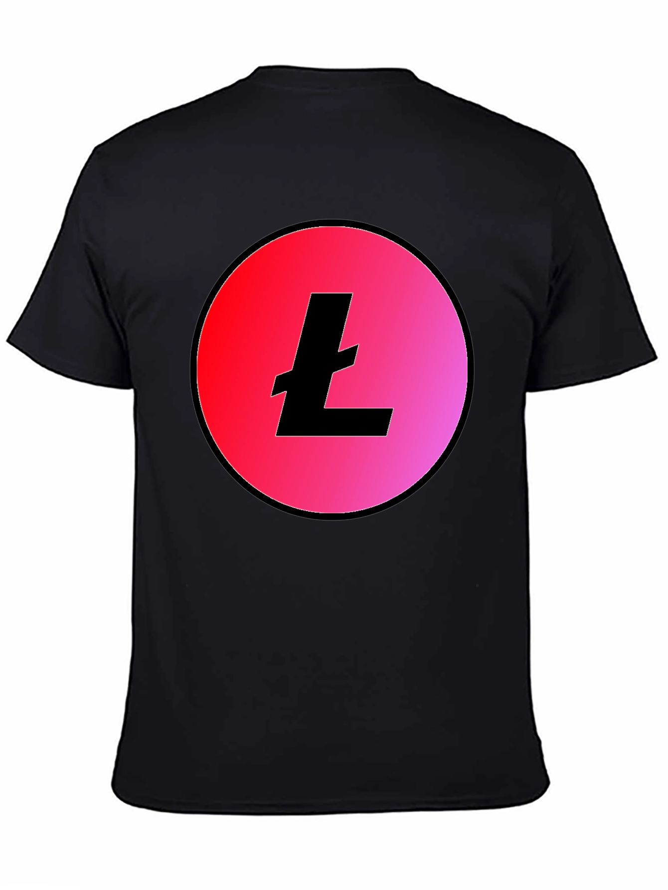 Litecoin Crypto T-Shirt - Trendy Black Tee