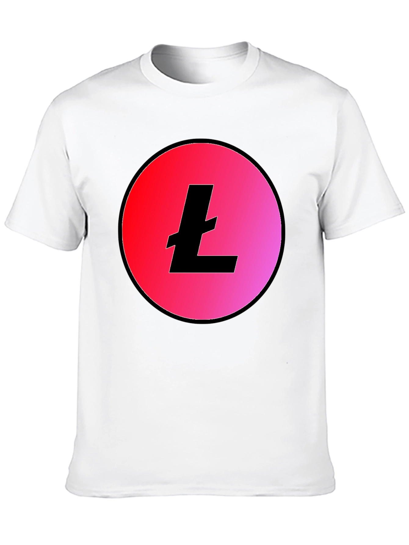 Litecoin Crypto T-Shirt - Trendy Black Tee