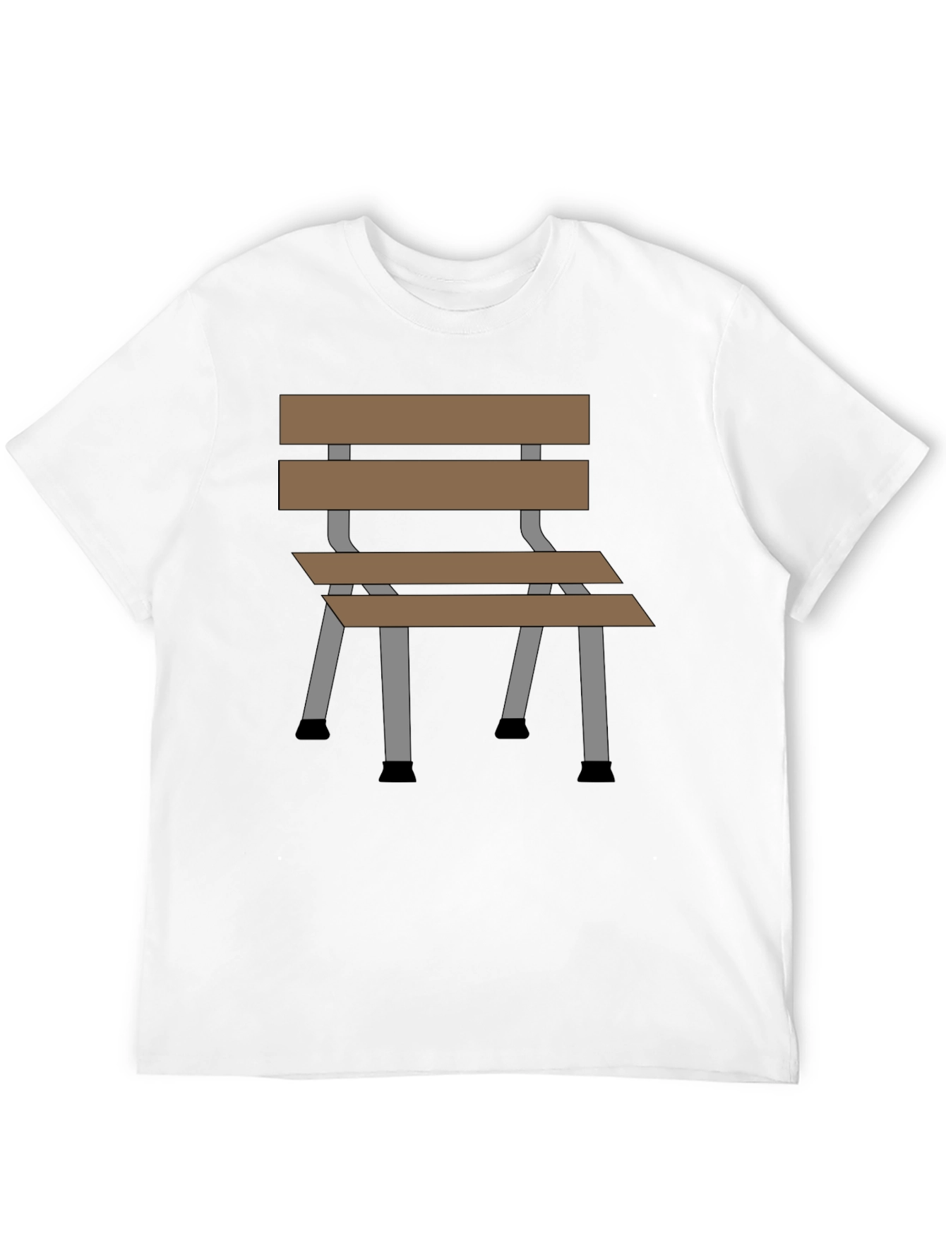 Chair Graphic Tee - Stylish Cotton Blend T-Shirt
