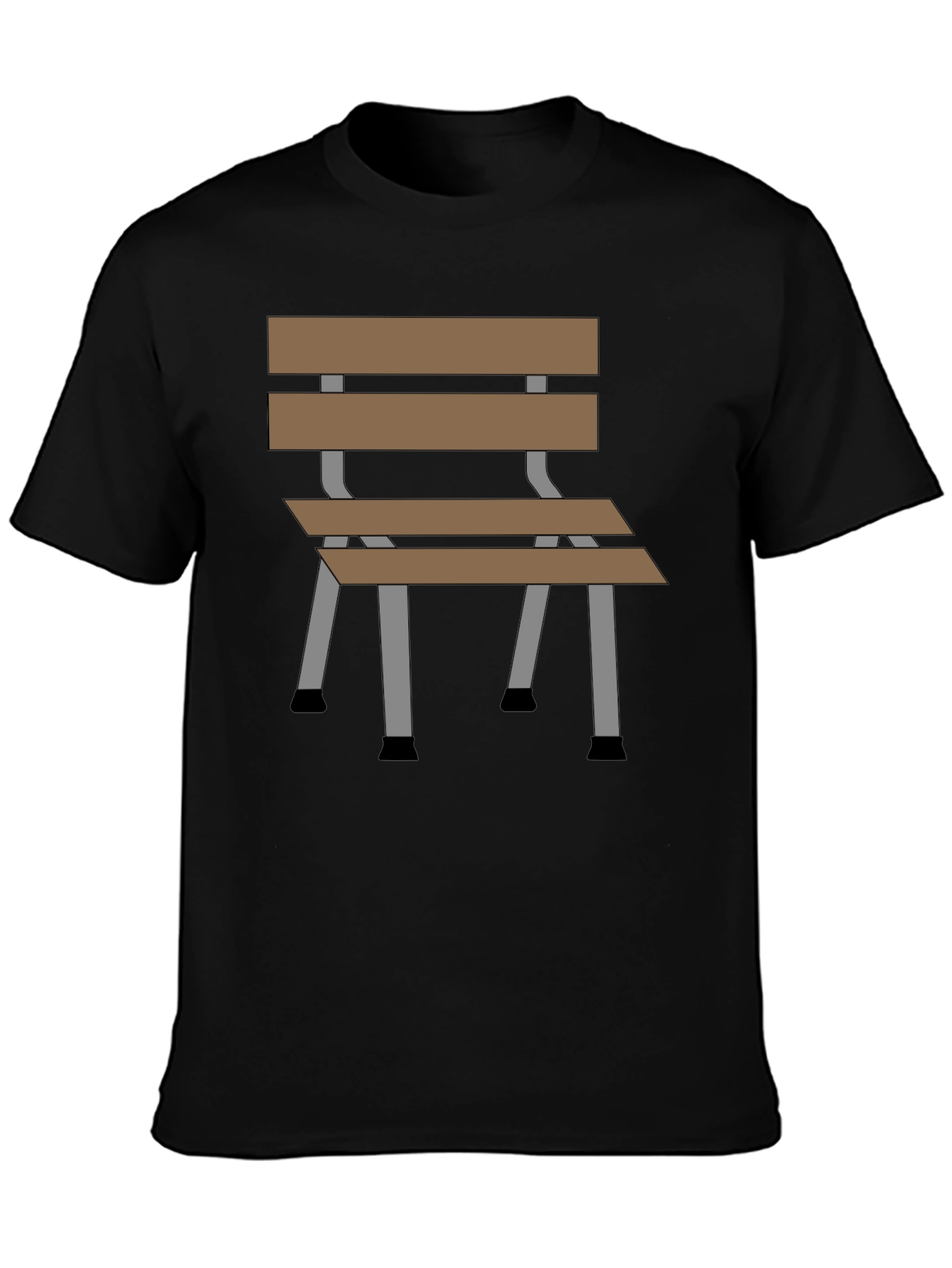 Chair Graphic Tee - Stylish Cotton Blend T-Shirt