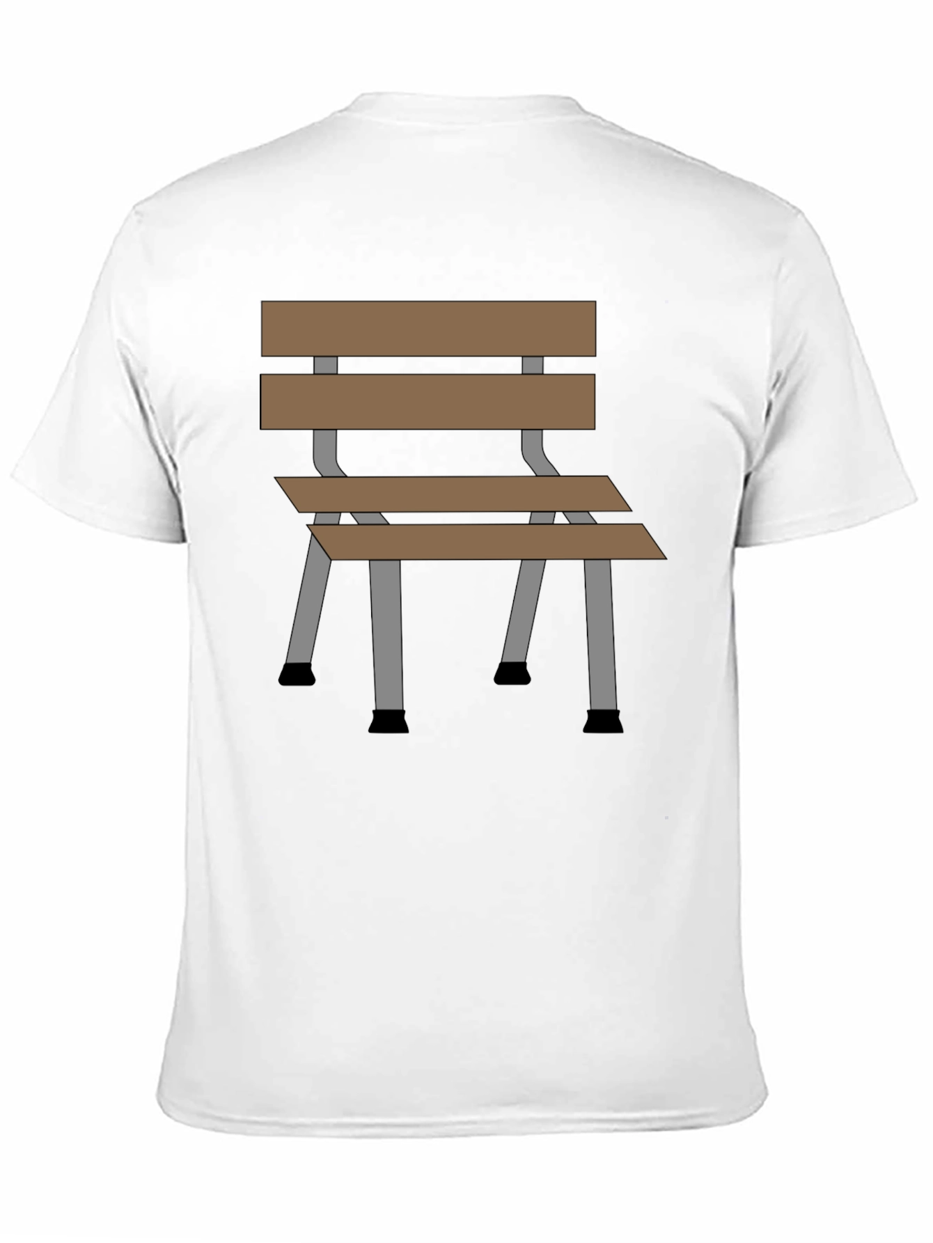 Chair Graphic Tee - Stylish Cotton Blend T-Shirt