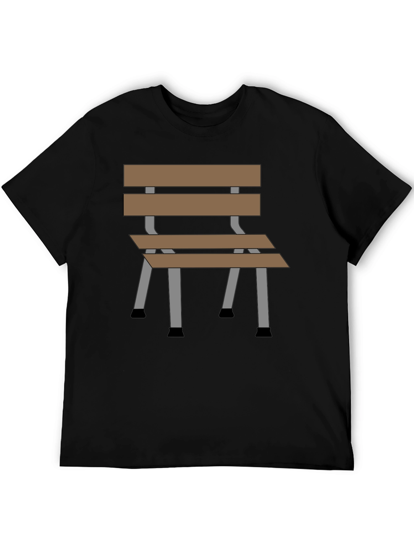 Chair Graphic Tee - Stylish Cotton Blend T-Shirt