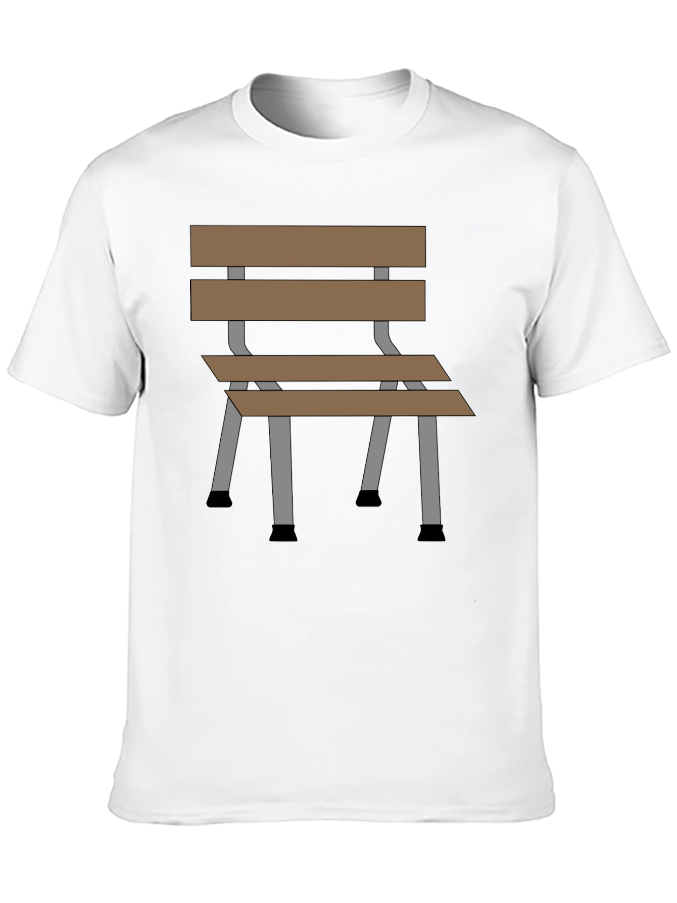 Chair Graphic Tee - Stylish Cotton Blend T-Shirt