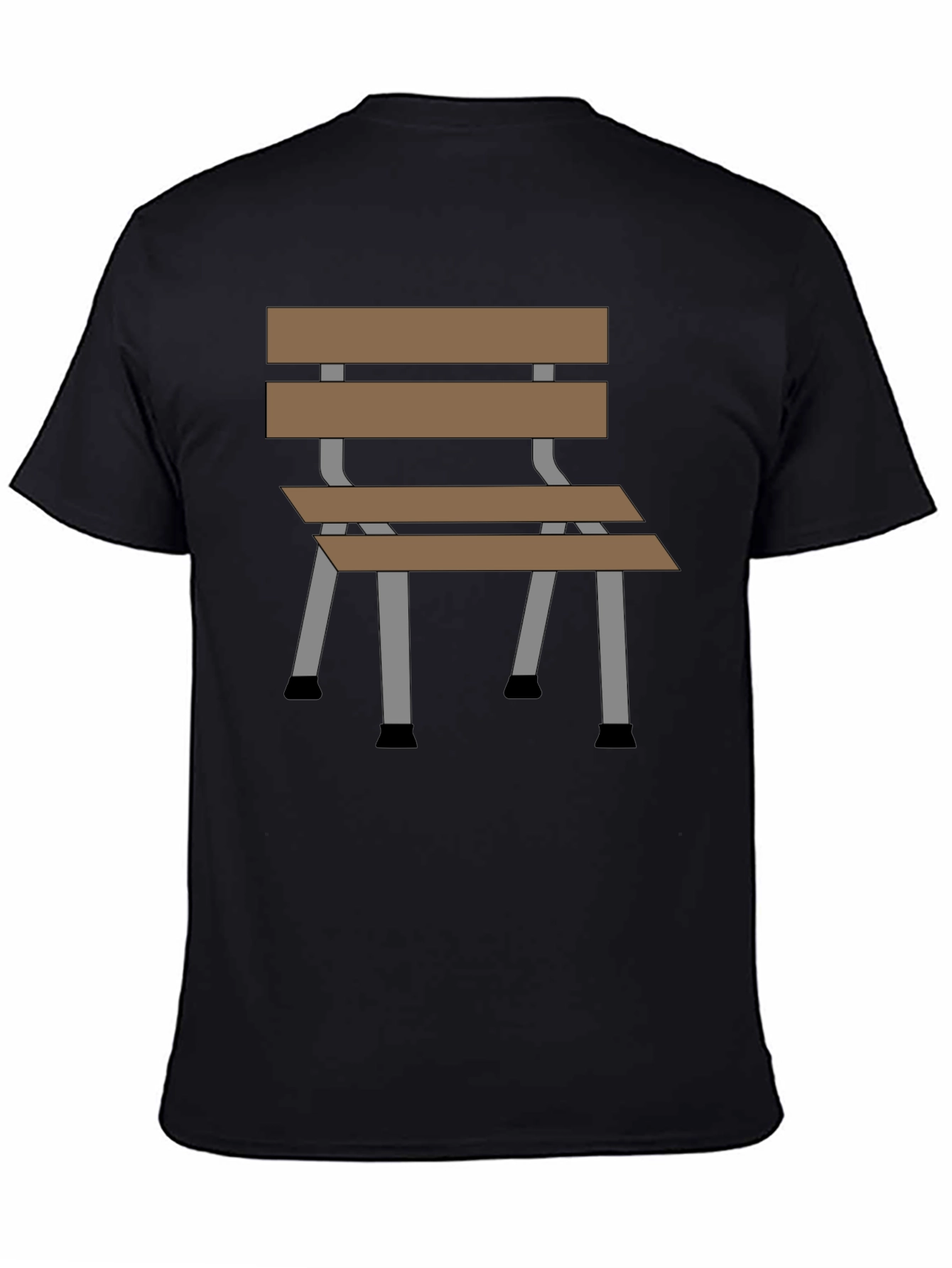 Chair Graphic Tee - Stylish Cotton Blend T-Shirt