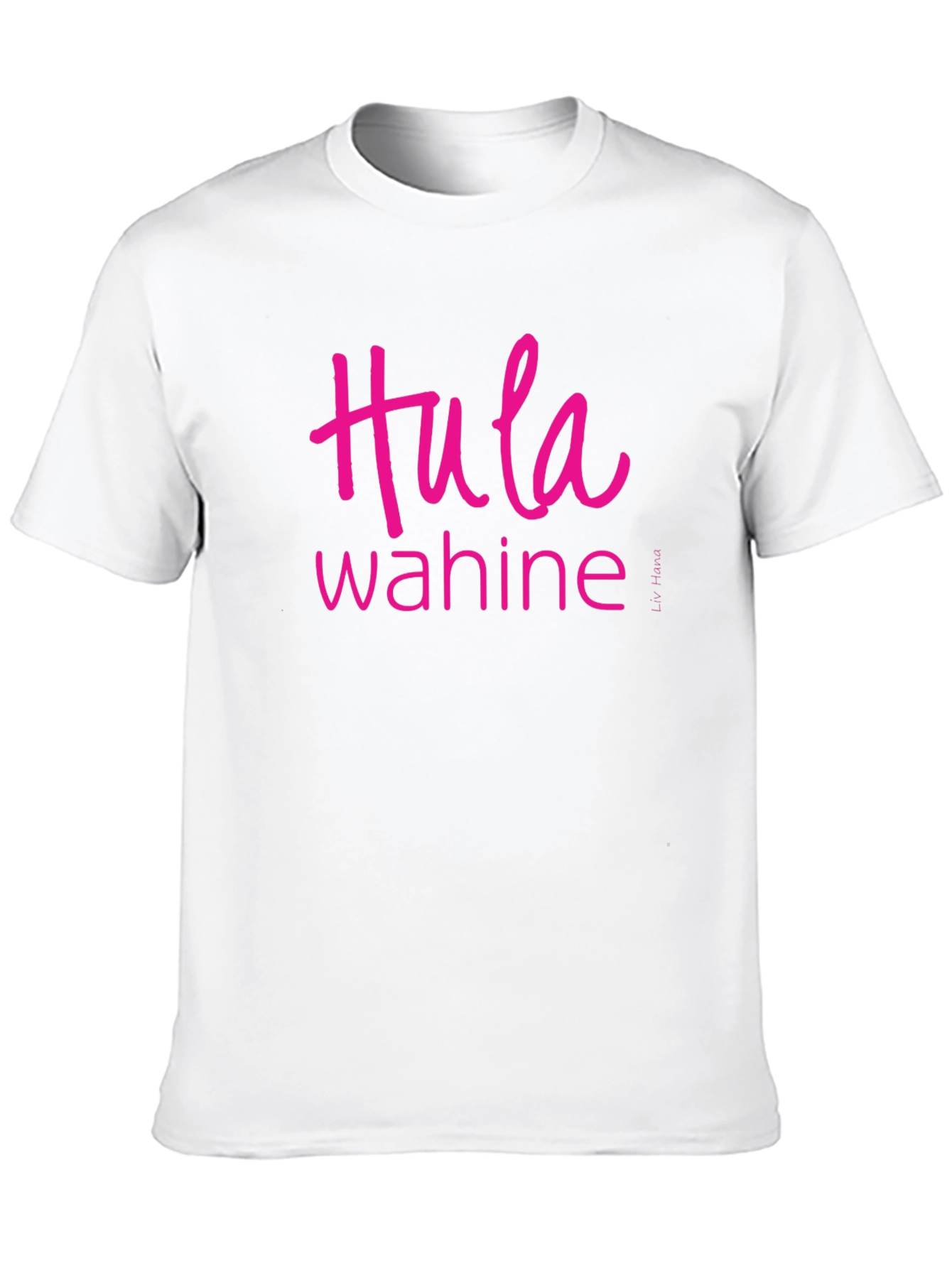 Hula Wahine Graphic Tee - Casual Black T-Shirt