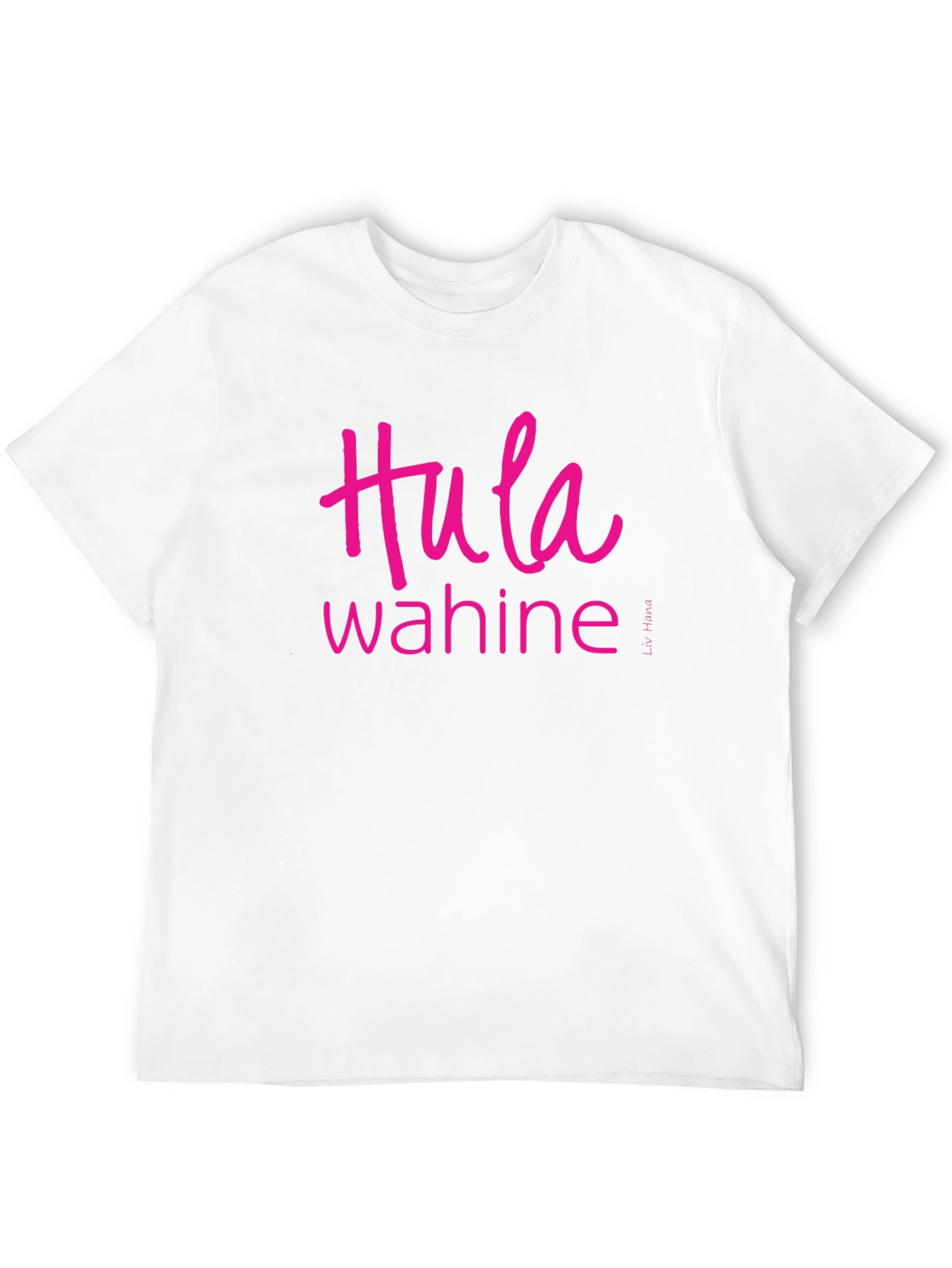 Hula Wahine Graphic Tee - Casual Black T-Shirt