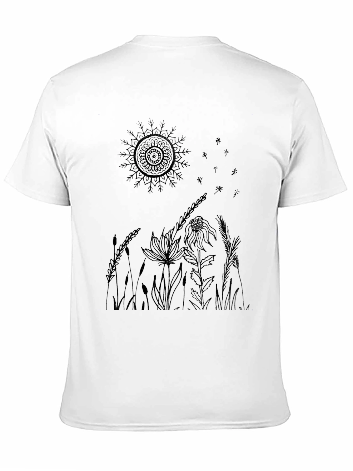 Natures Embrace Black Tee