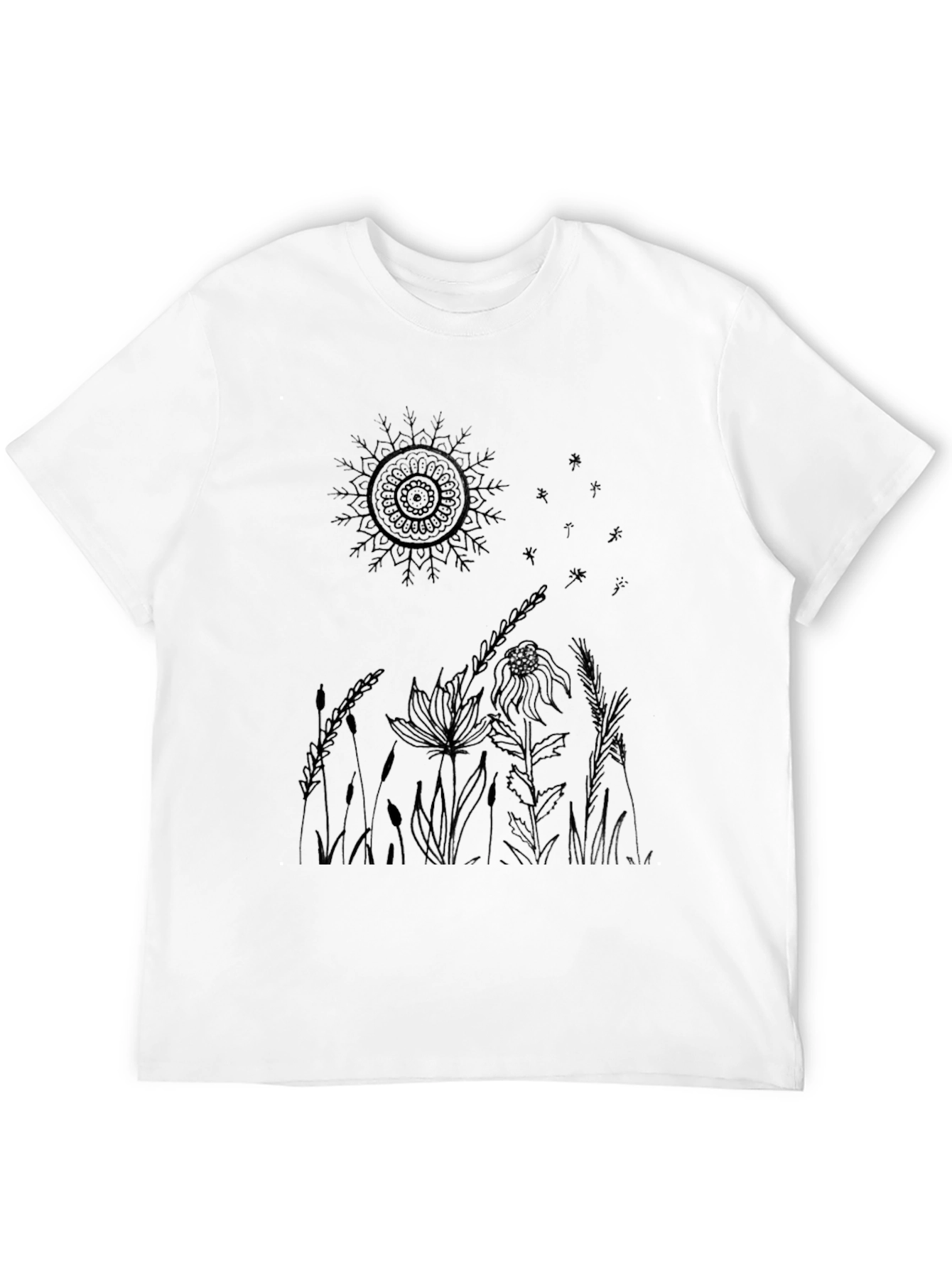 Natures Embrace Black Tee