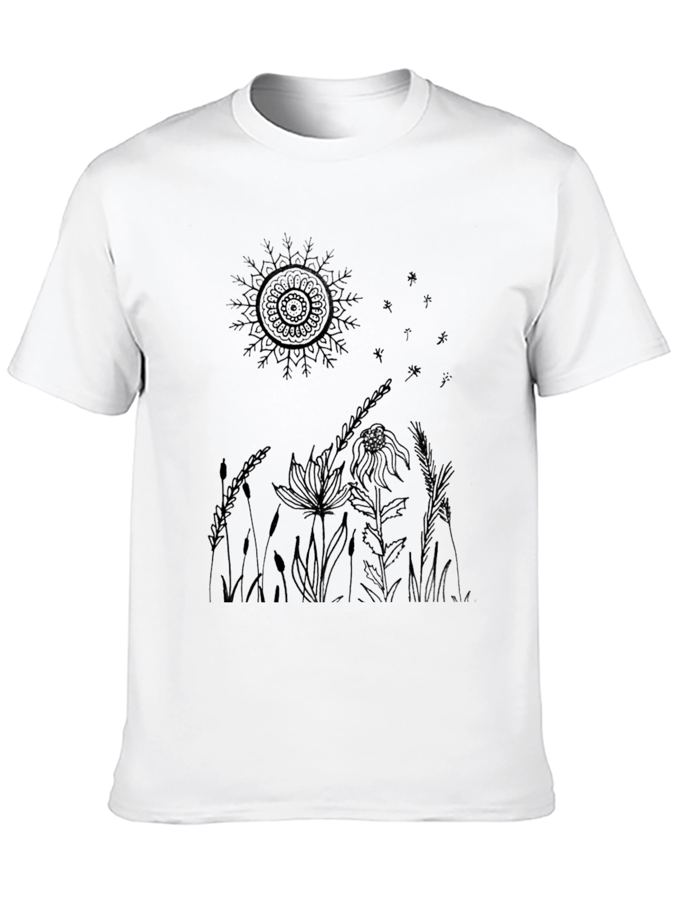 Natures Embrace Black Tee