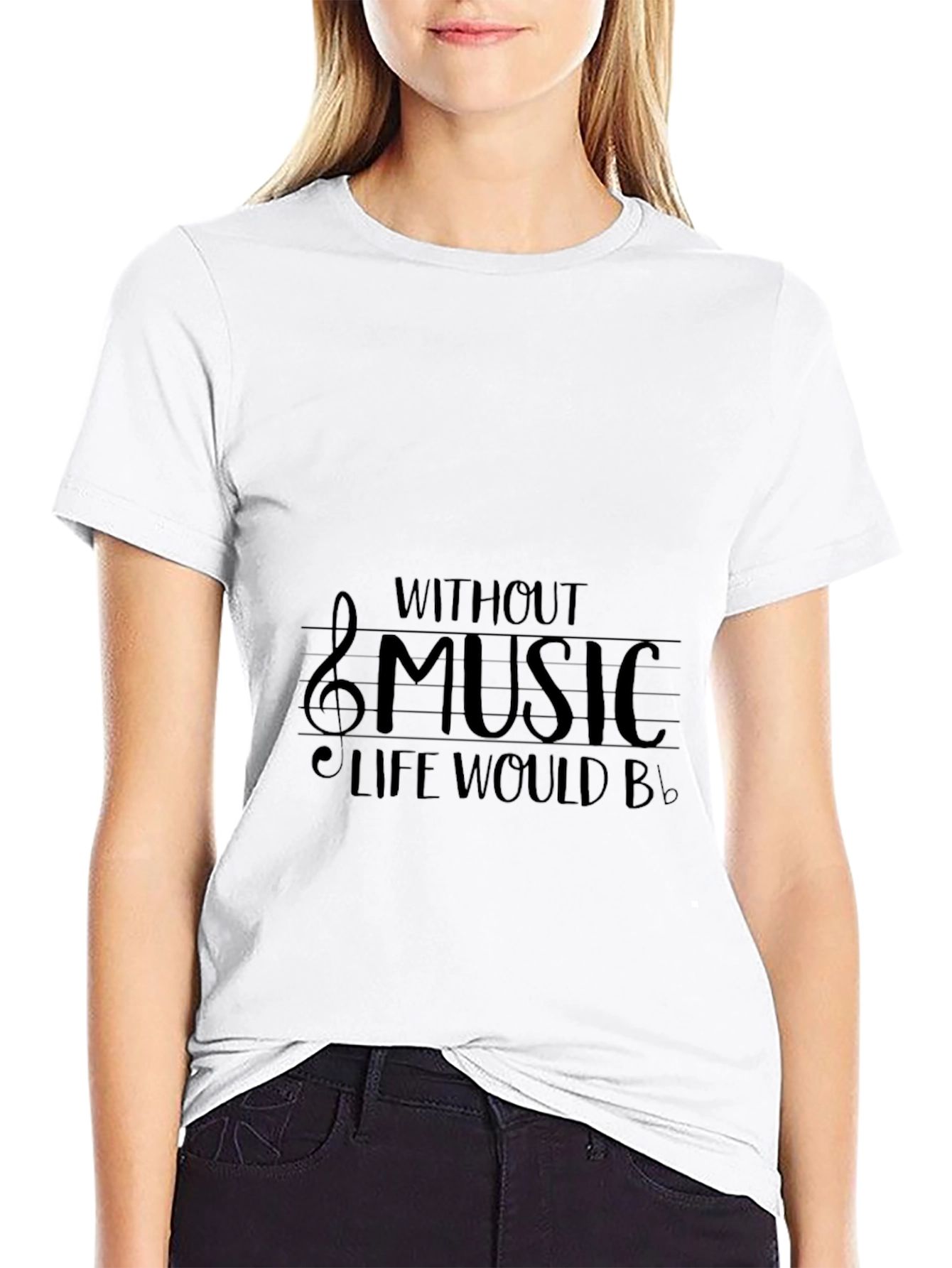 Music Lovers Black T-Shirt