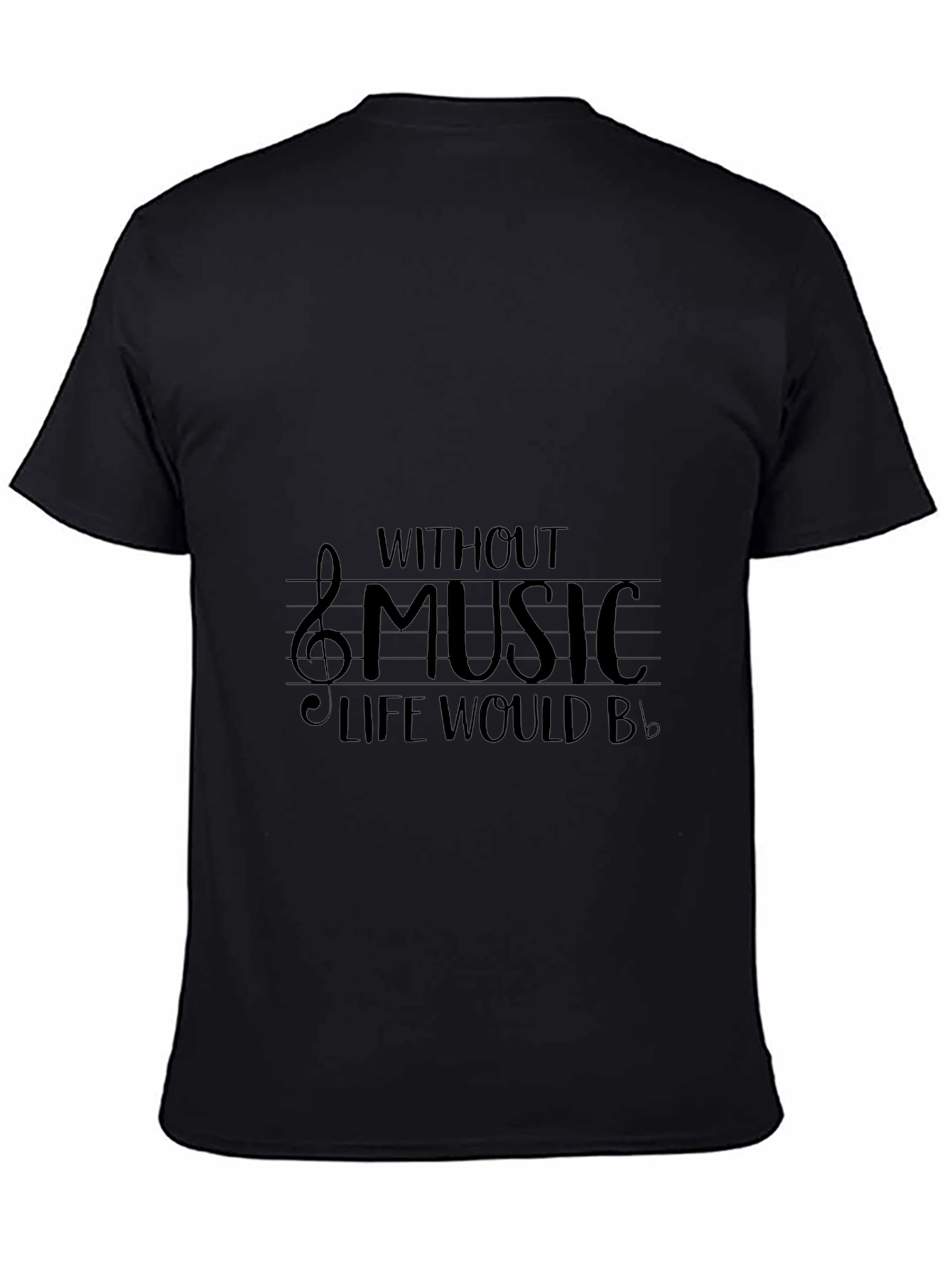 Music Lovers Black T-Shirt