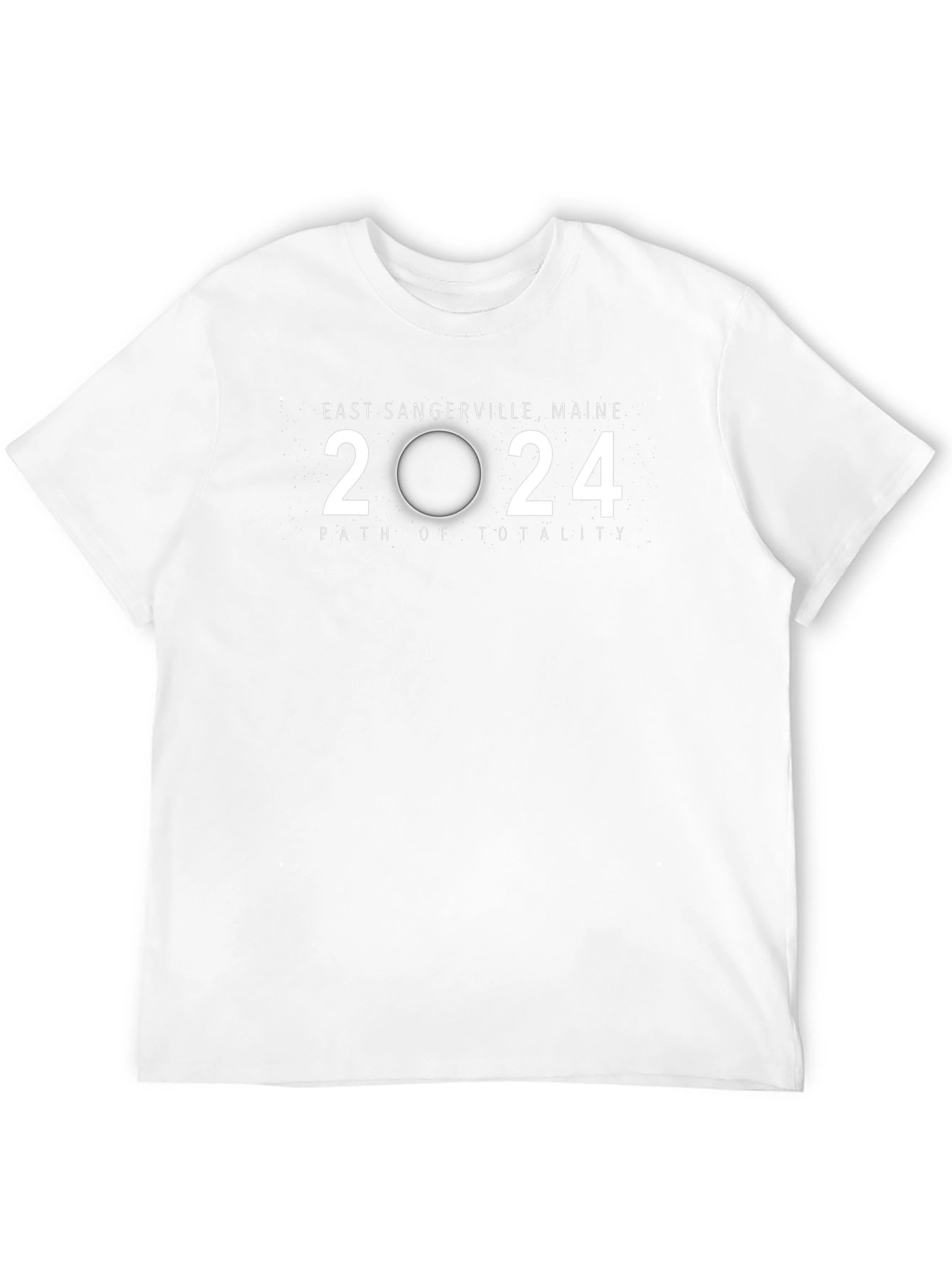 East Sangerville Maine 2024 Path of Totality T-Shirt