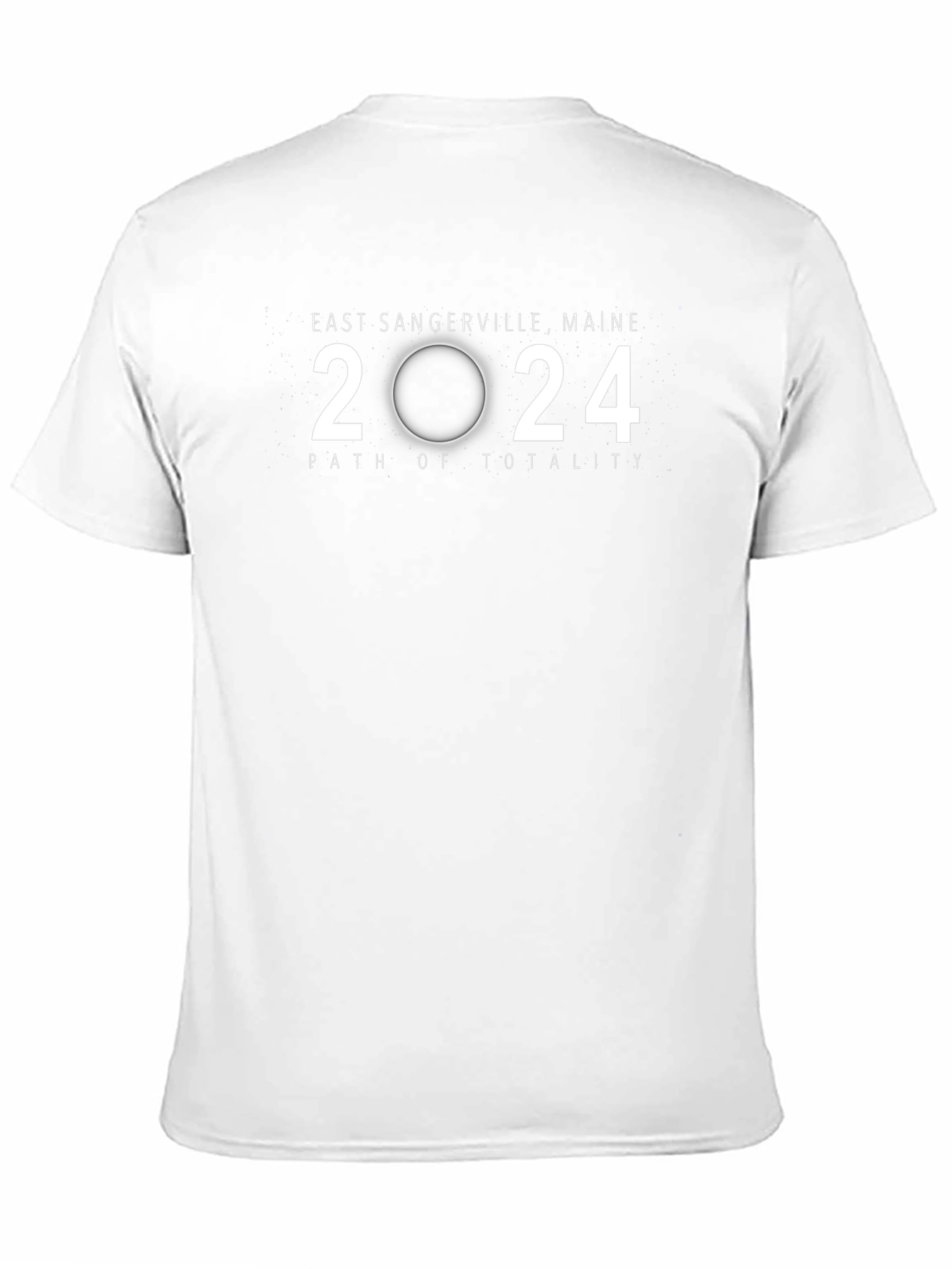 East Sangerville Maine 2024 Path of Totality T-Shirt