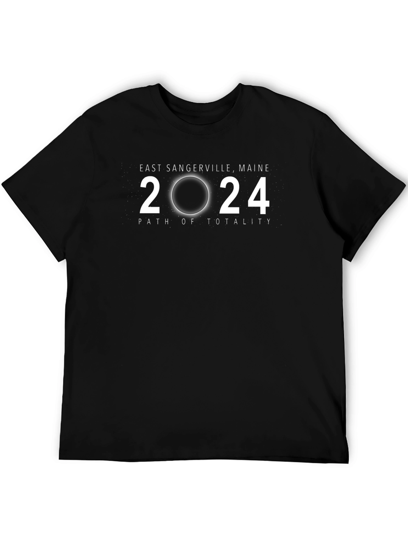 East Sangerville Maine 2024 Path of Totality T-Shirt