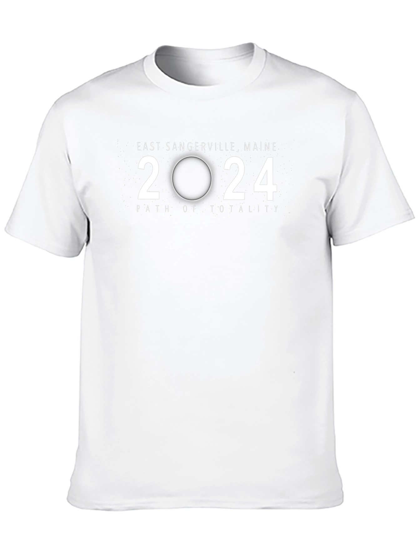East Sangerville Maine 2024 Path of Totality T-Shirt