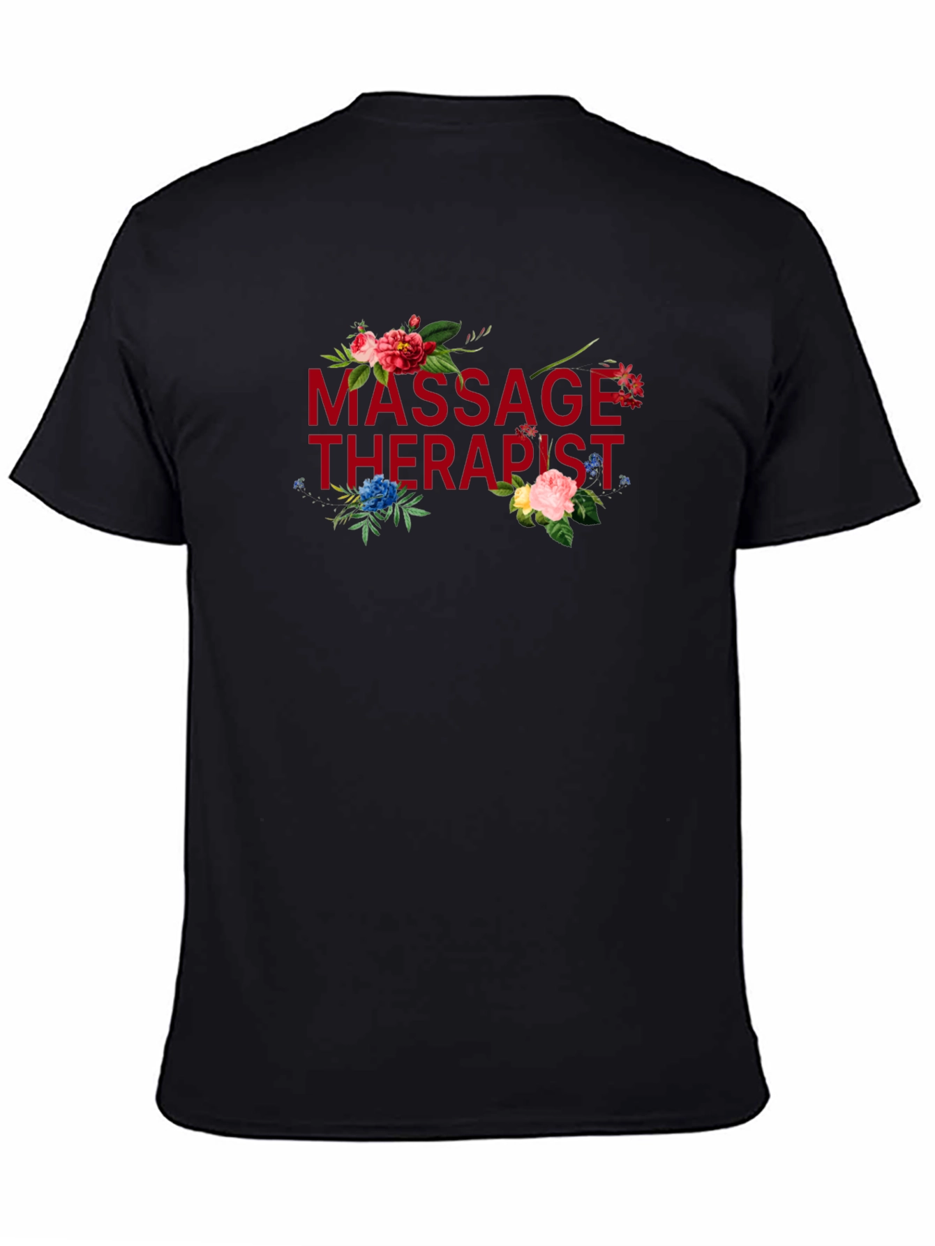 Floral Massage Therapist T-Shirt