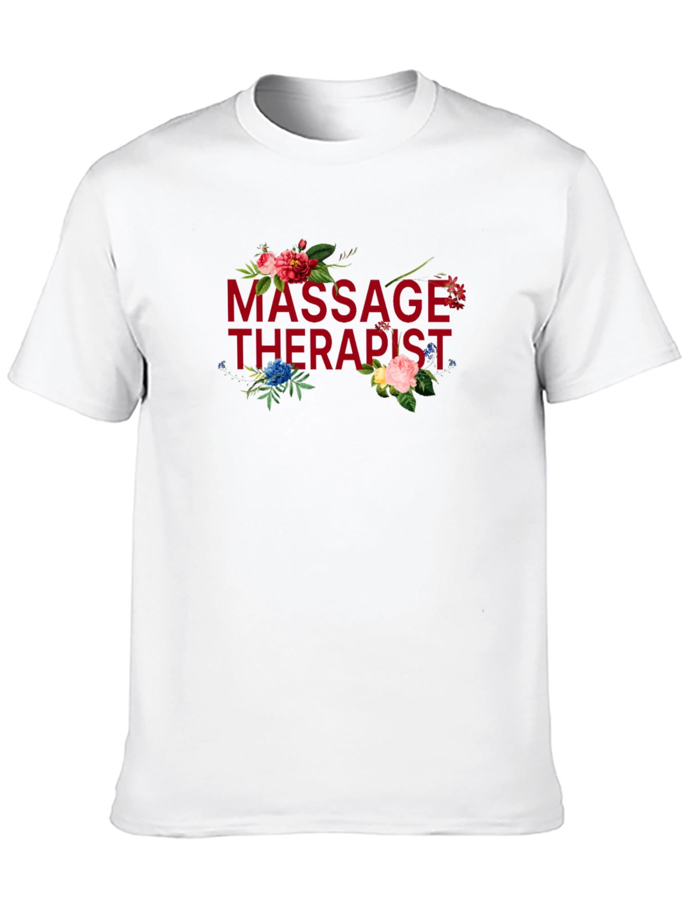 Floral Massage Therapist T-Shirt