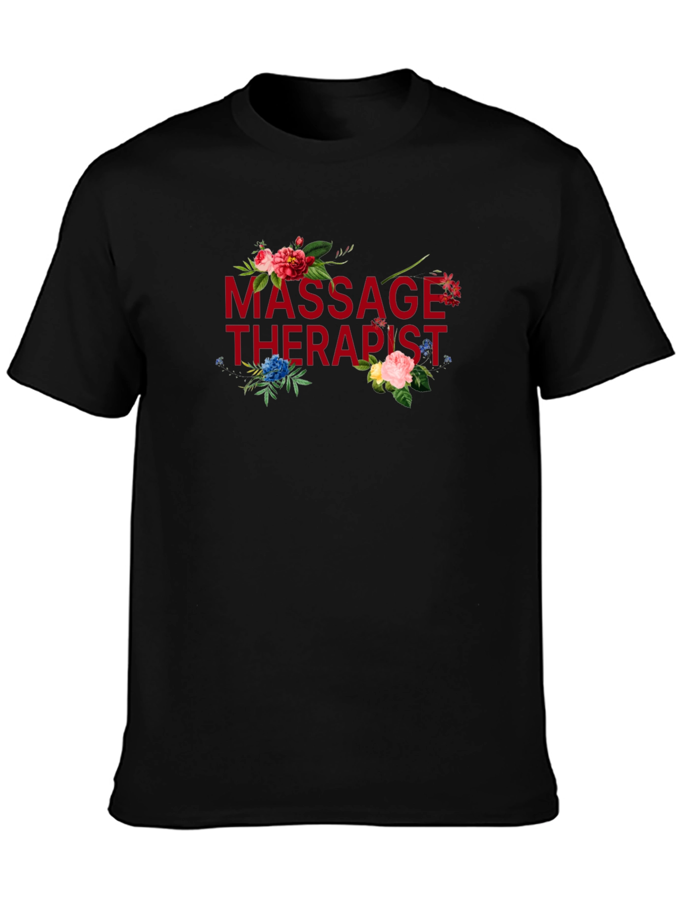 Floral Massage Therapist T-Shirt