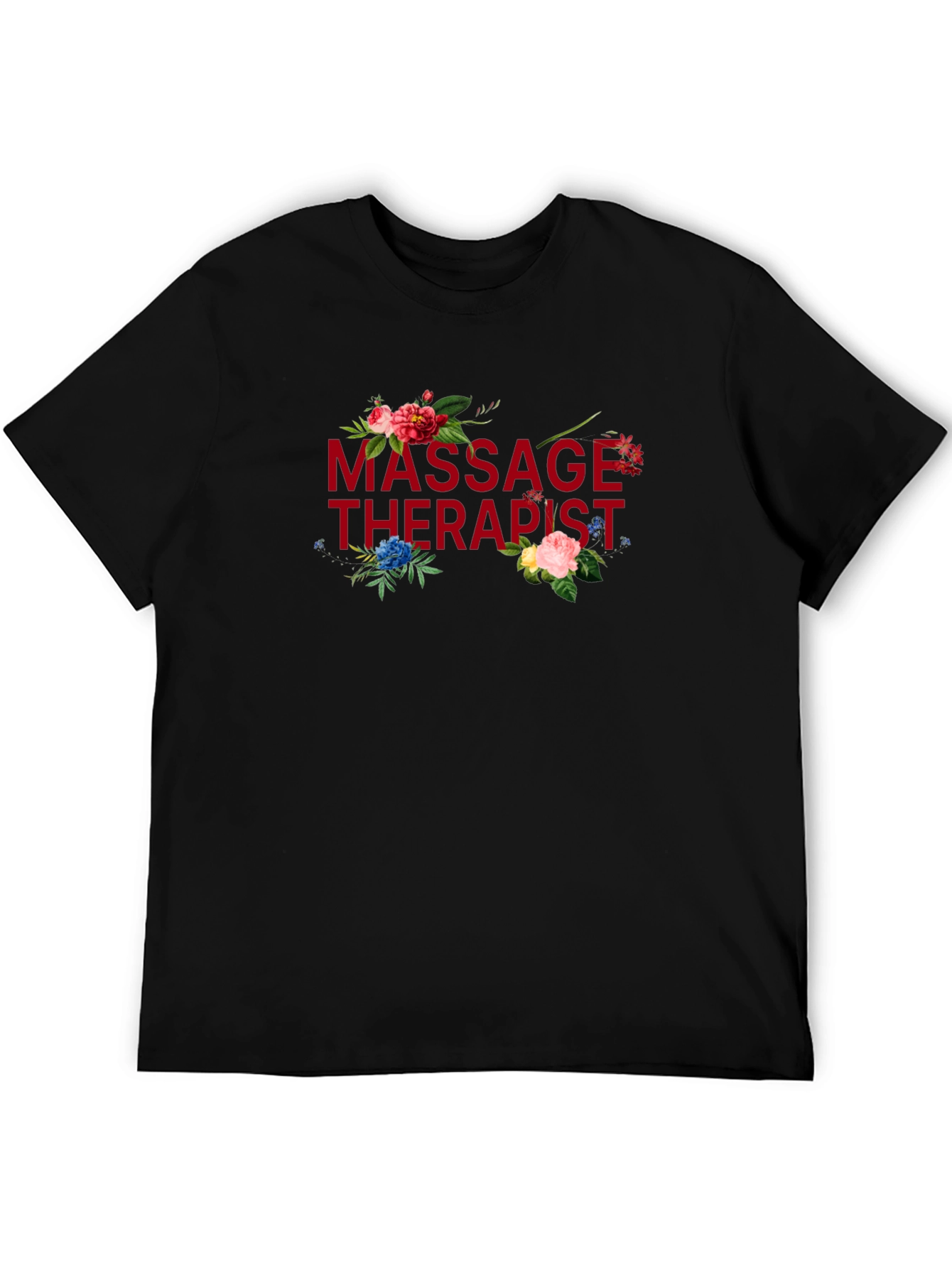 Floral Massage Therapist T-Shirt