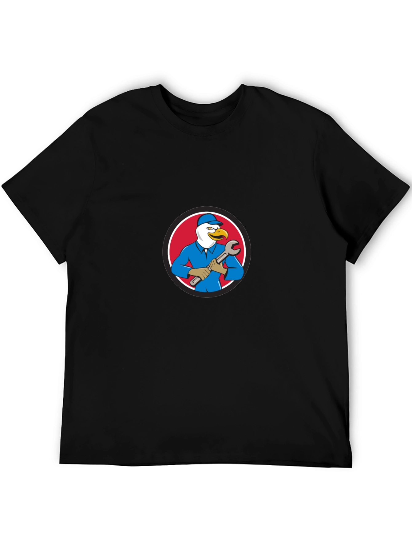 Eagle Mechanic Cartoon T-Shirt