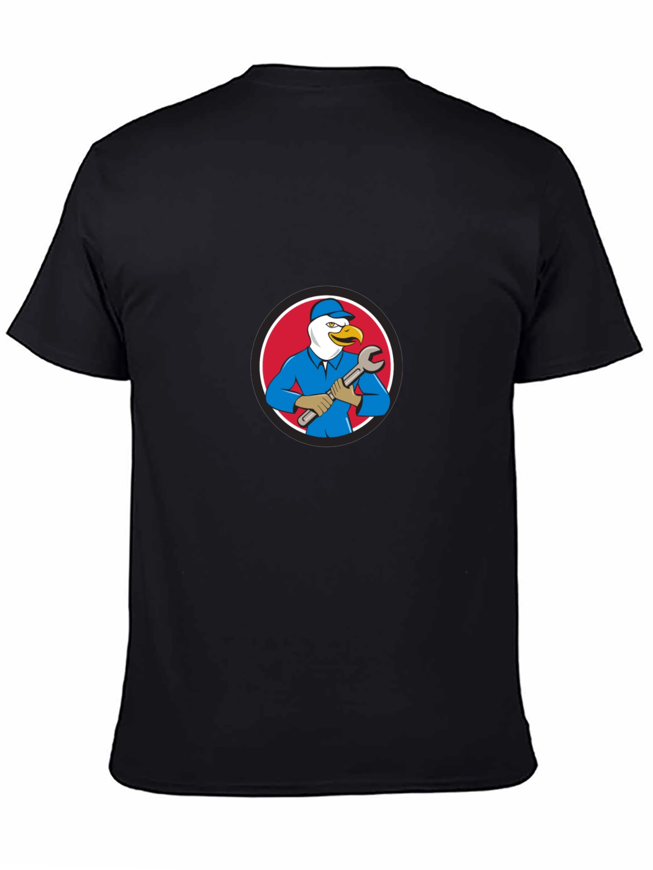 Eagle Mechanic Cartoon T-Shirt