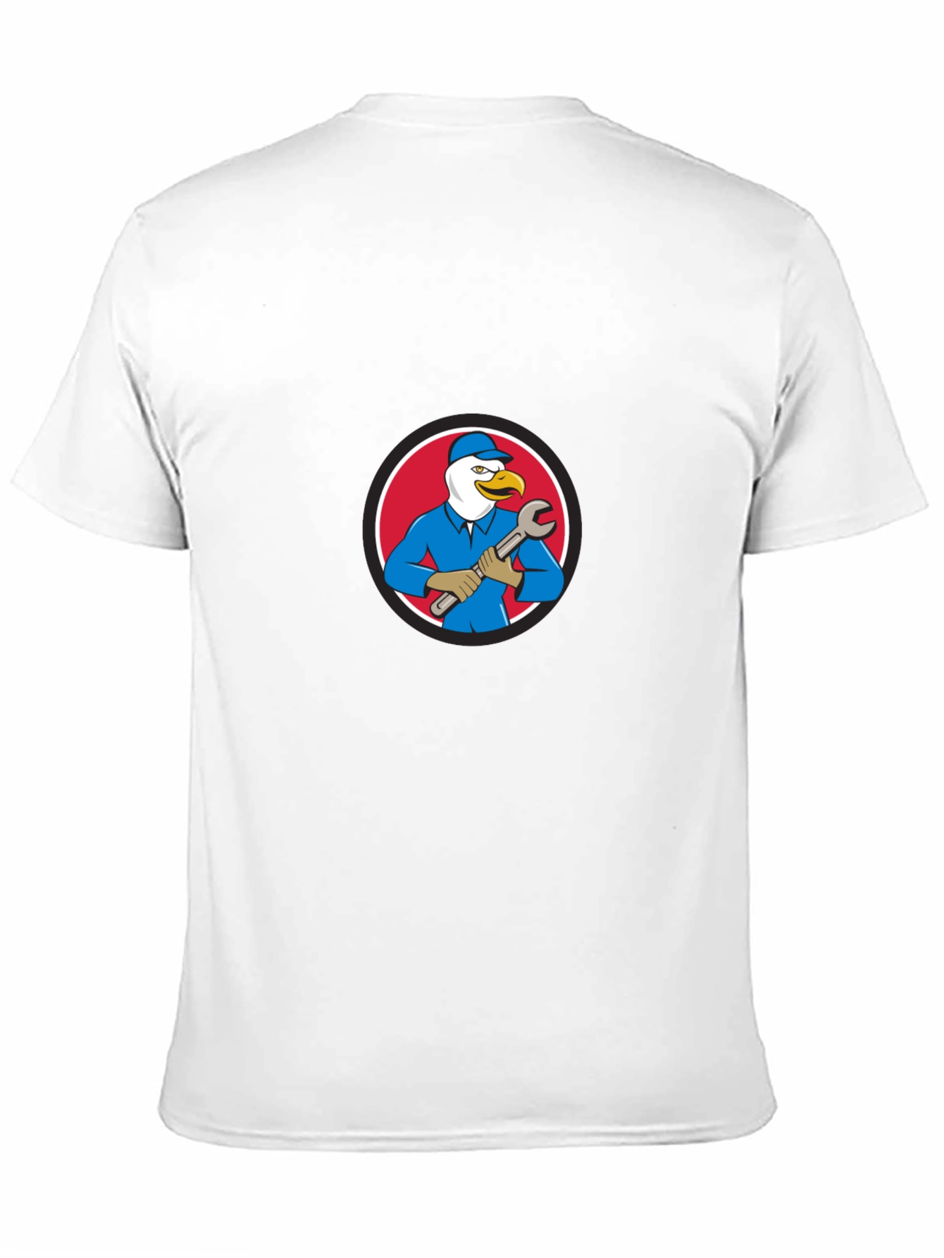 Eagle Mechanic Cartoon T-Shirt