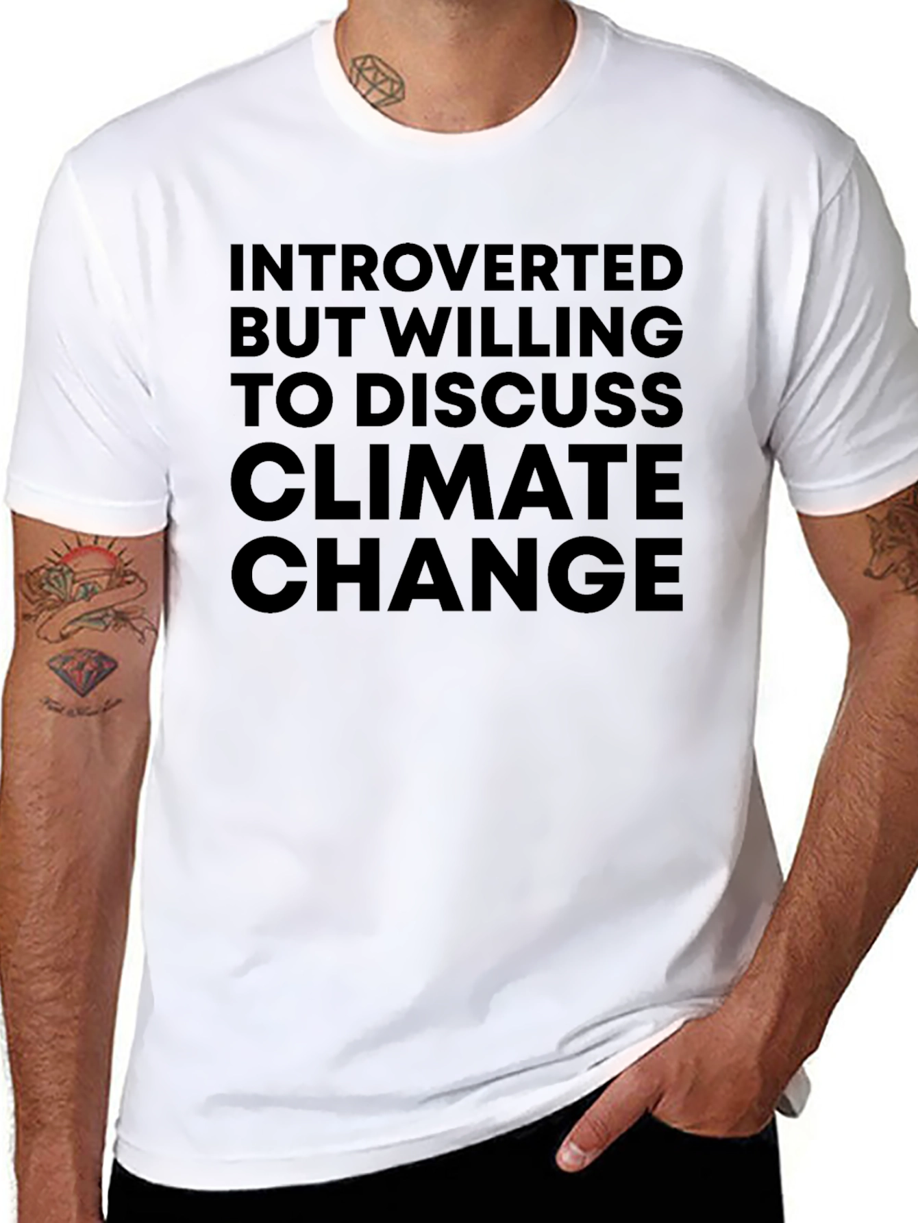 Climate Change Introvert Graphic Tee