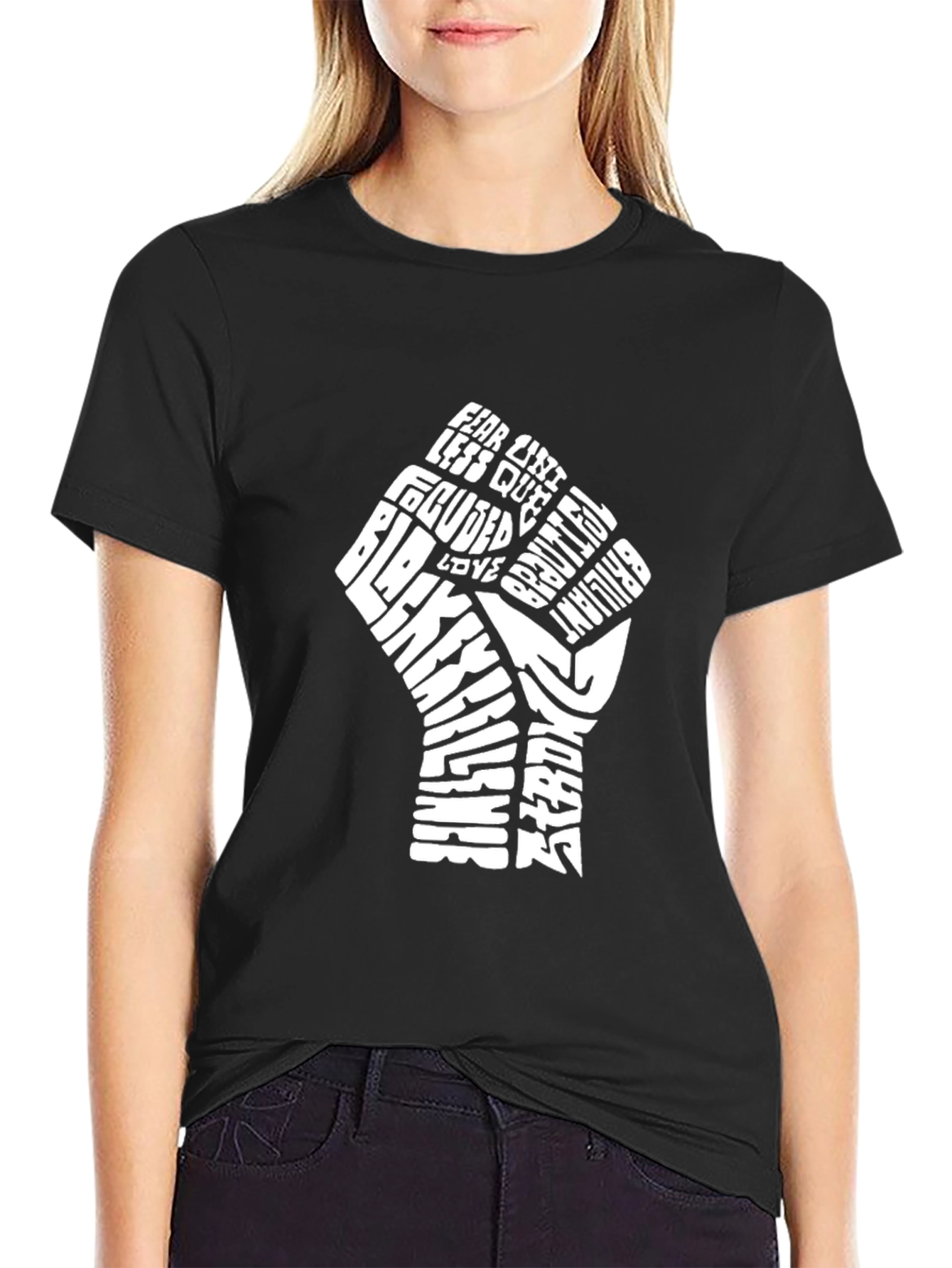 Black Lives Matter Fist Graphic T-Shirt