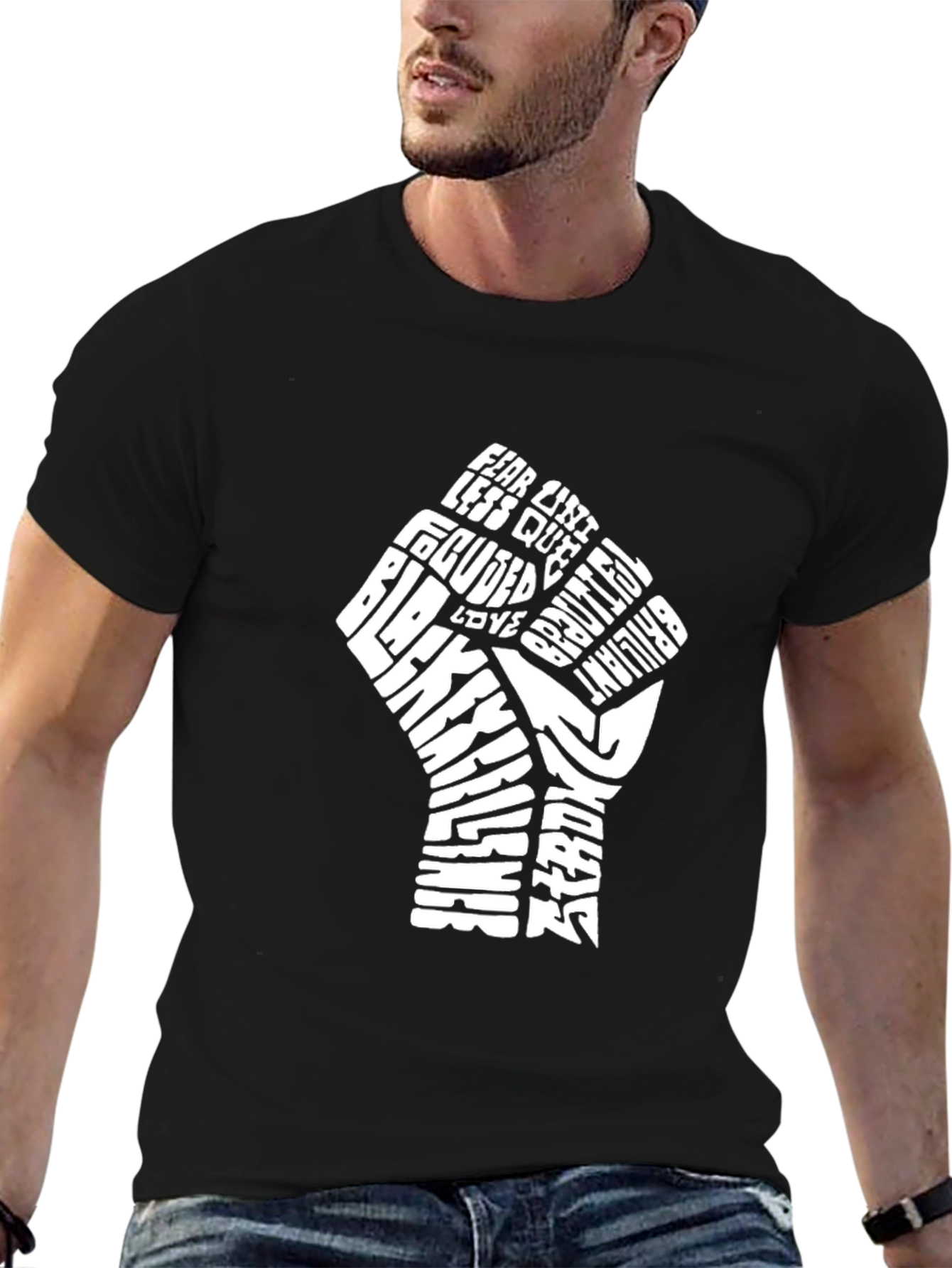 Black Lives Matter Fist Graphic T-Shirt