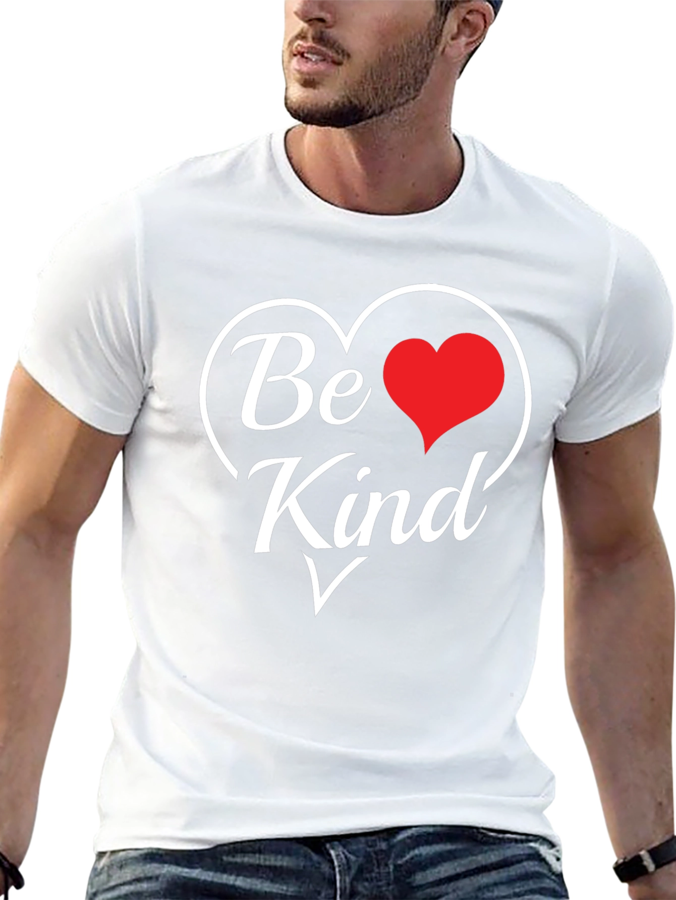 Be Kind T-Shirt - Heart Graphic Tee