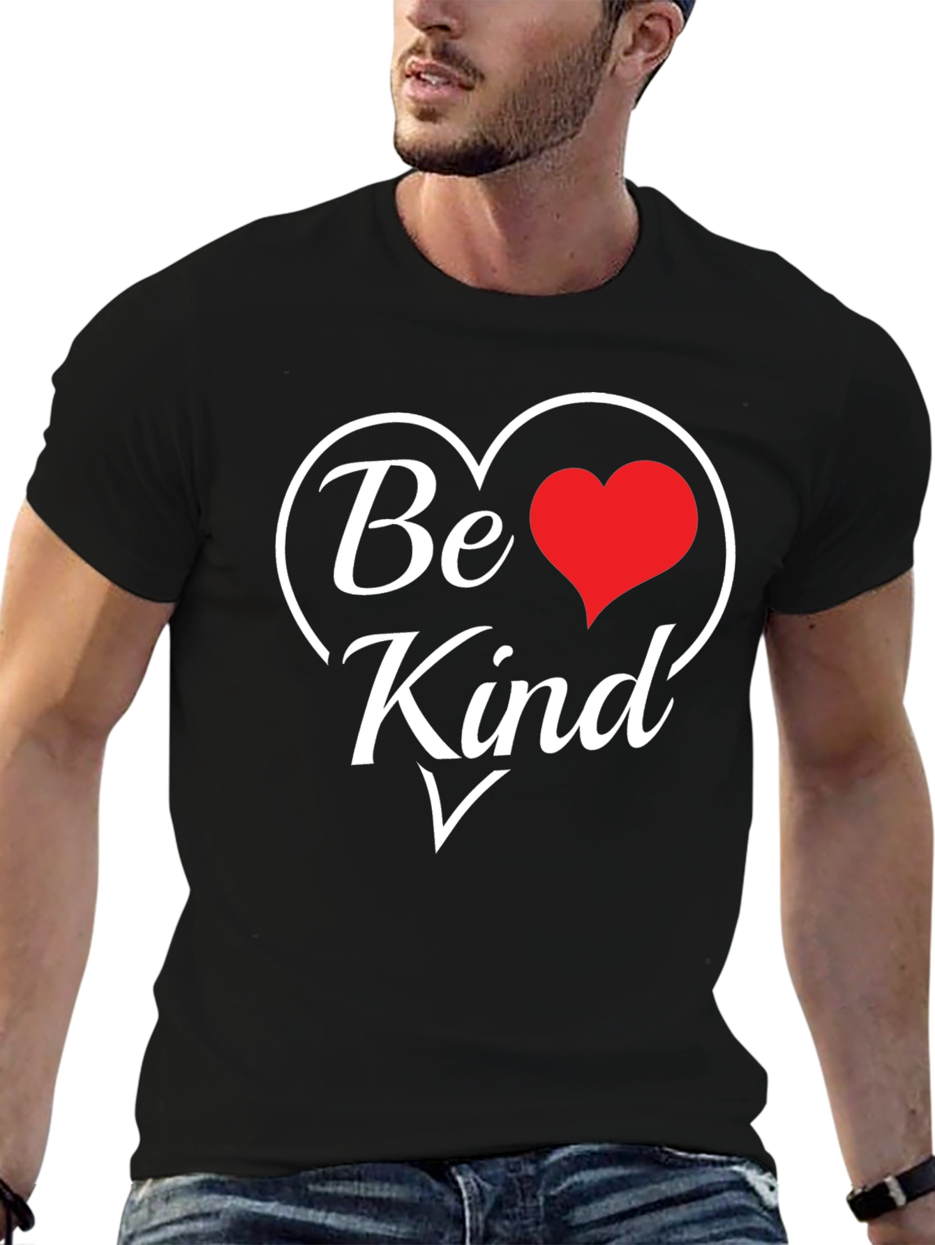 Be Kind T-Shirt - Heart Graphic Tee