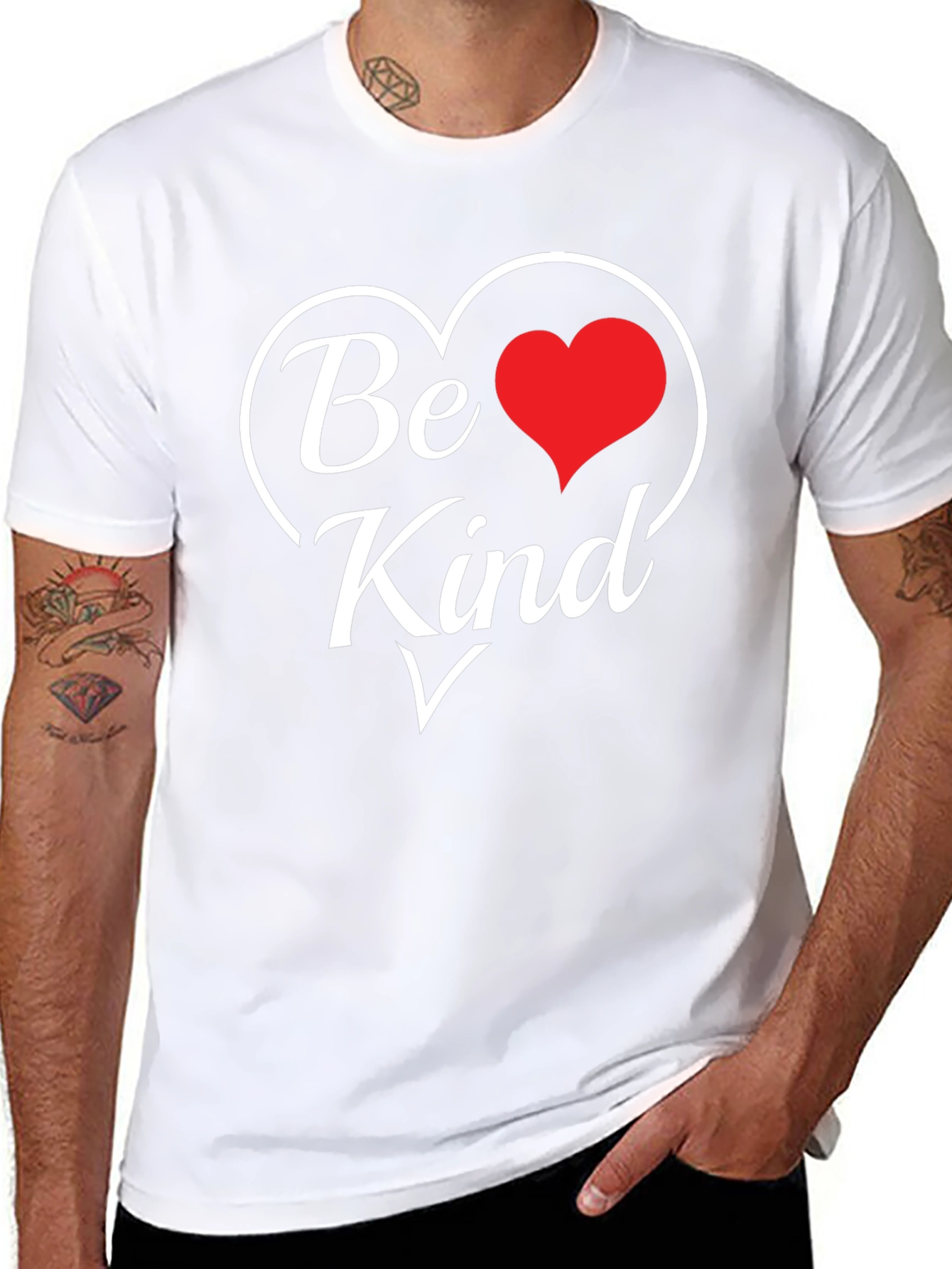 Be Kind T-Shirt - Heart Graphic Tee