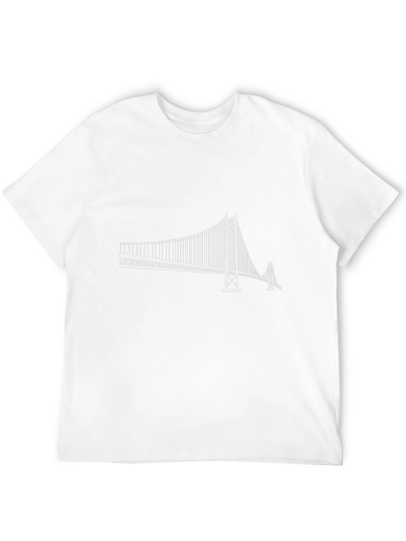 Modern Bridge Graphic Tee - Black