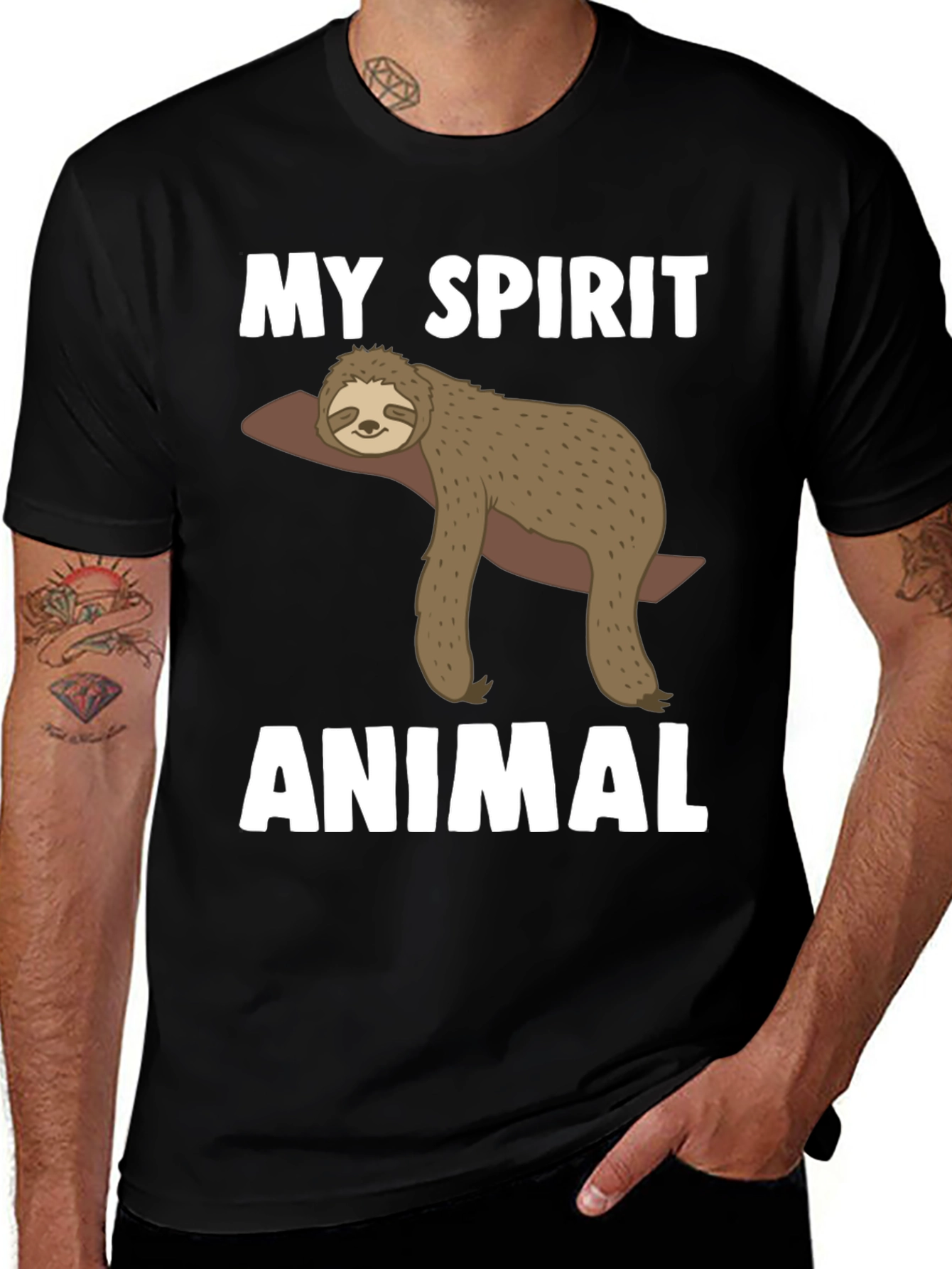 My Spirit Animal Sloth Graphic Tee