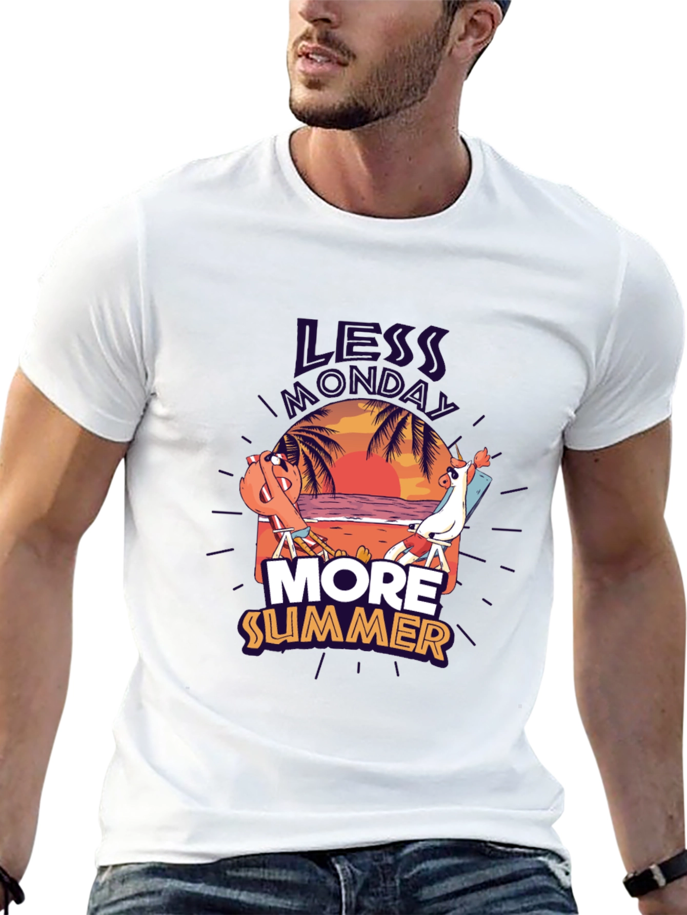 Less Monday More Summer Graphic Tee
