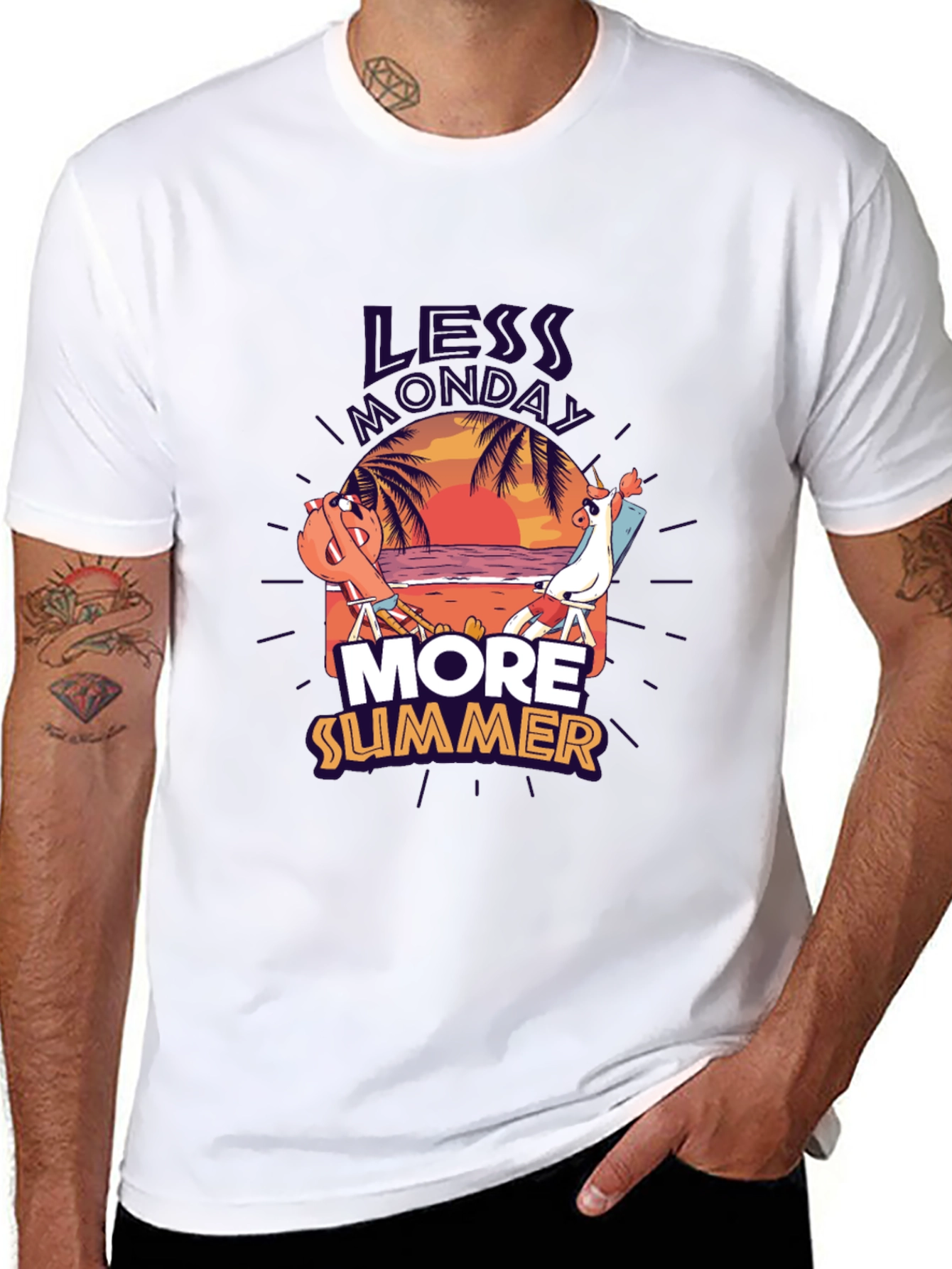 Less Monday More Summer Graphic Tee