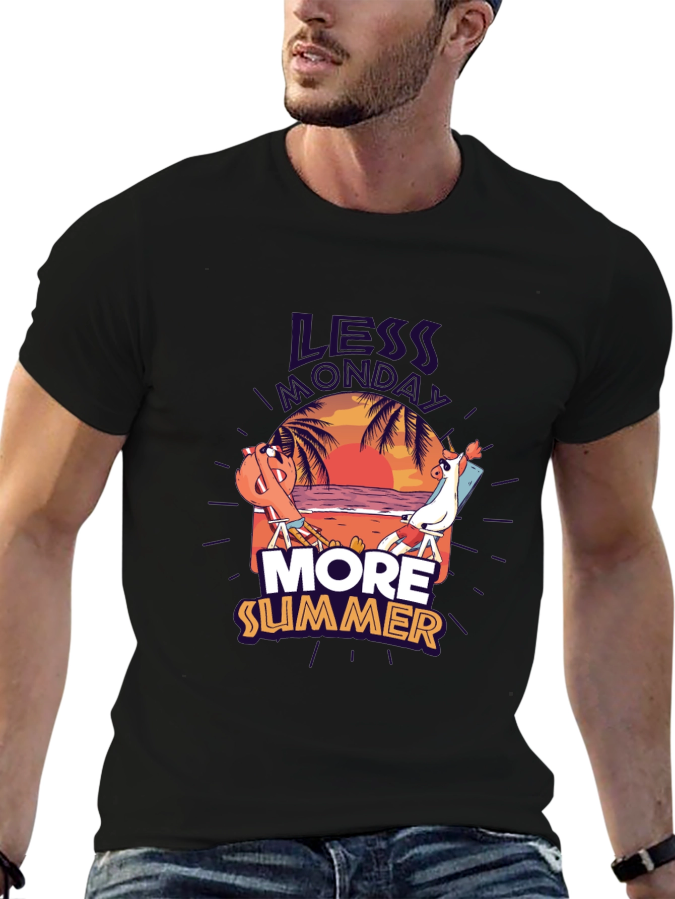 Less Monday More Summer Graphic Tee