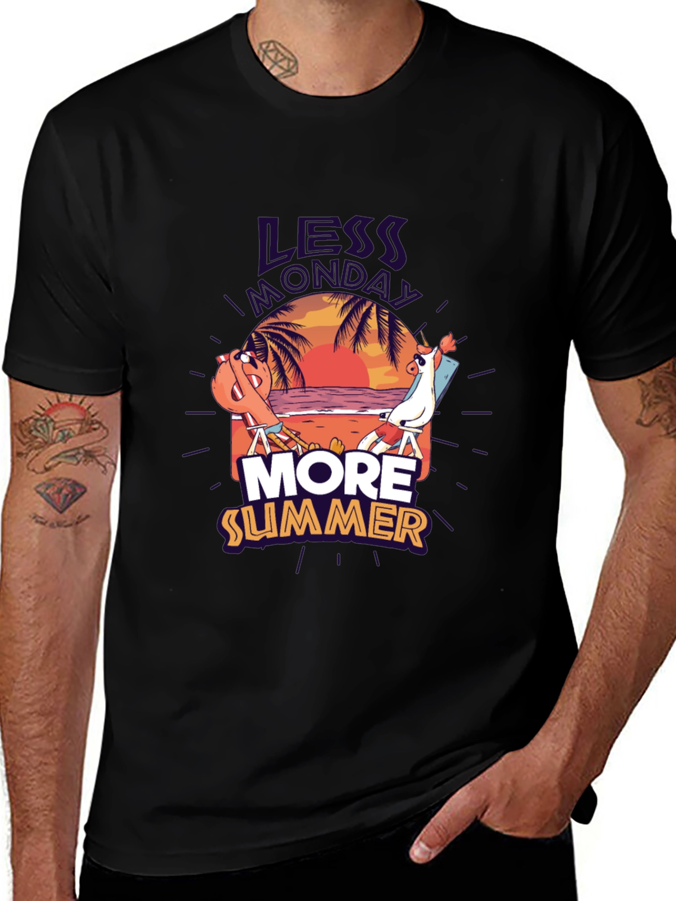 Less Monday More Summer Graphic Tee