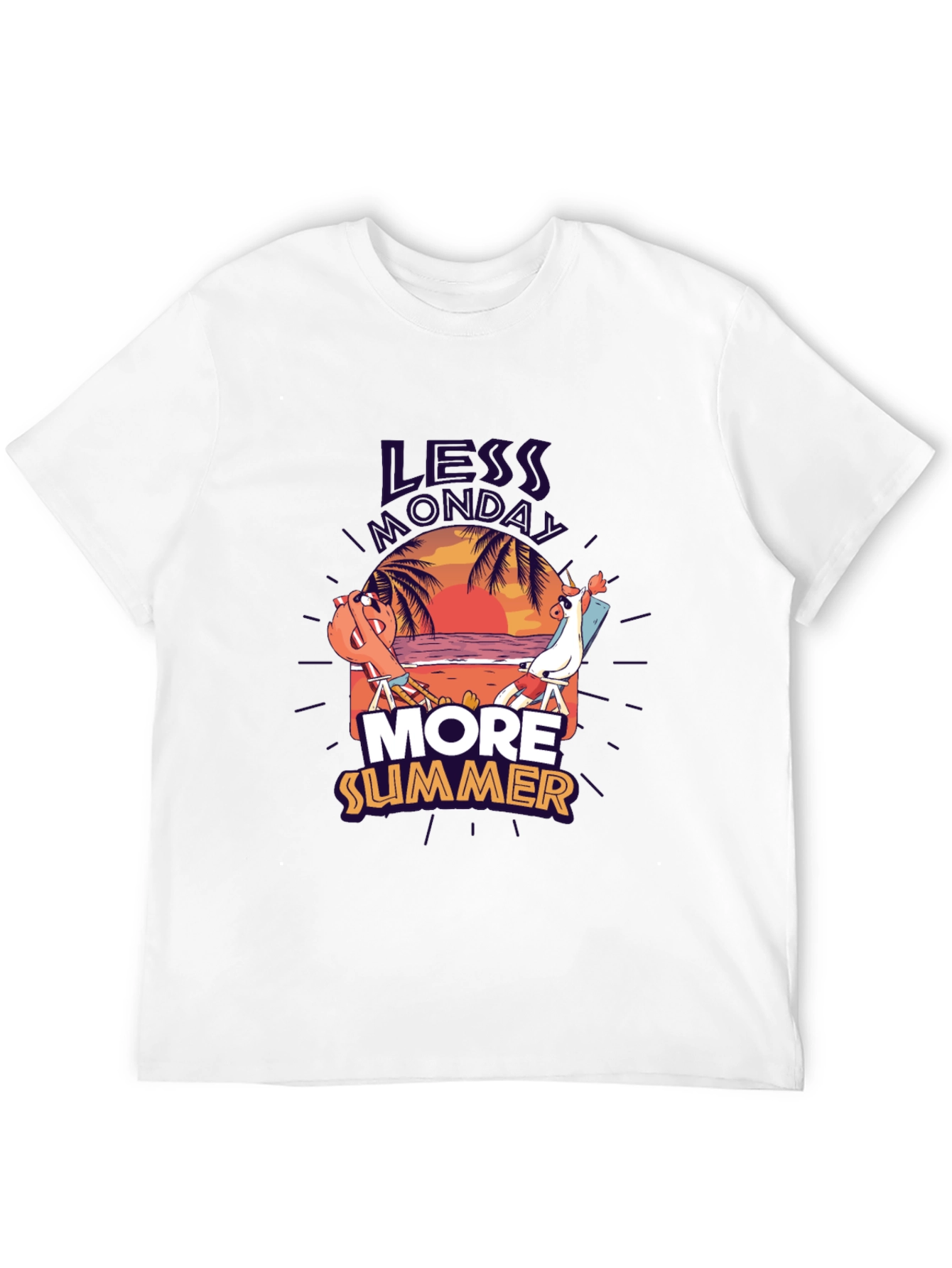 Less Monday More Summer Graphic Tee